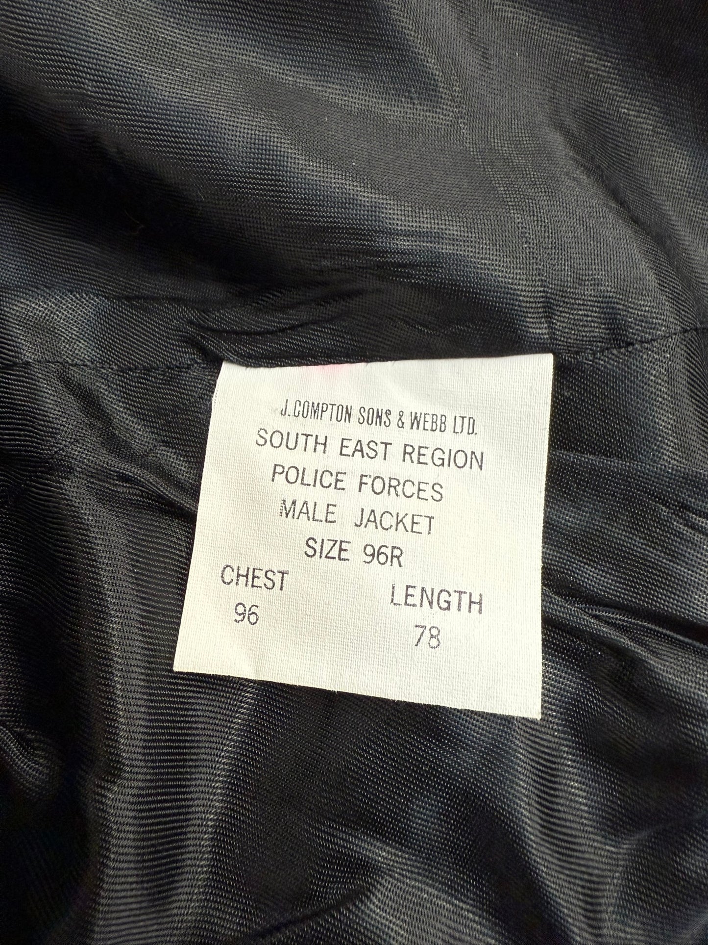 Ex Police Men's Tunic 38" Chest Fancy Dress Theatre Collector
