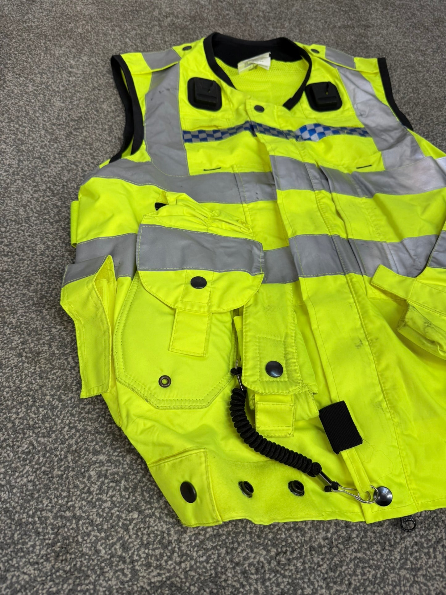 Hi Vis Yaffy 232 Utility Vest Equipment Vest Gilet Ex Police Security Patrol