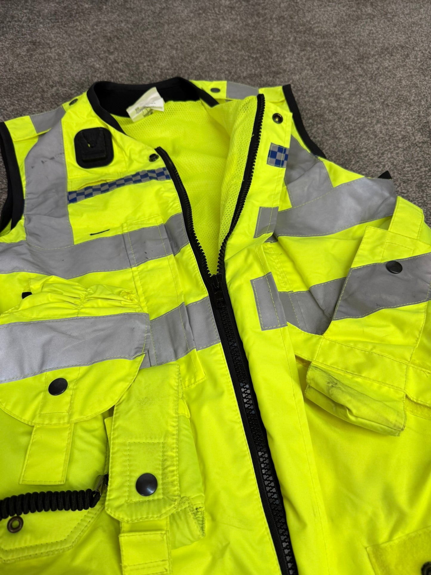 Hi Vis Yaffy 232 Utility Vest Equipment Vest Gilet Ex Police Security Patrol