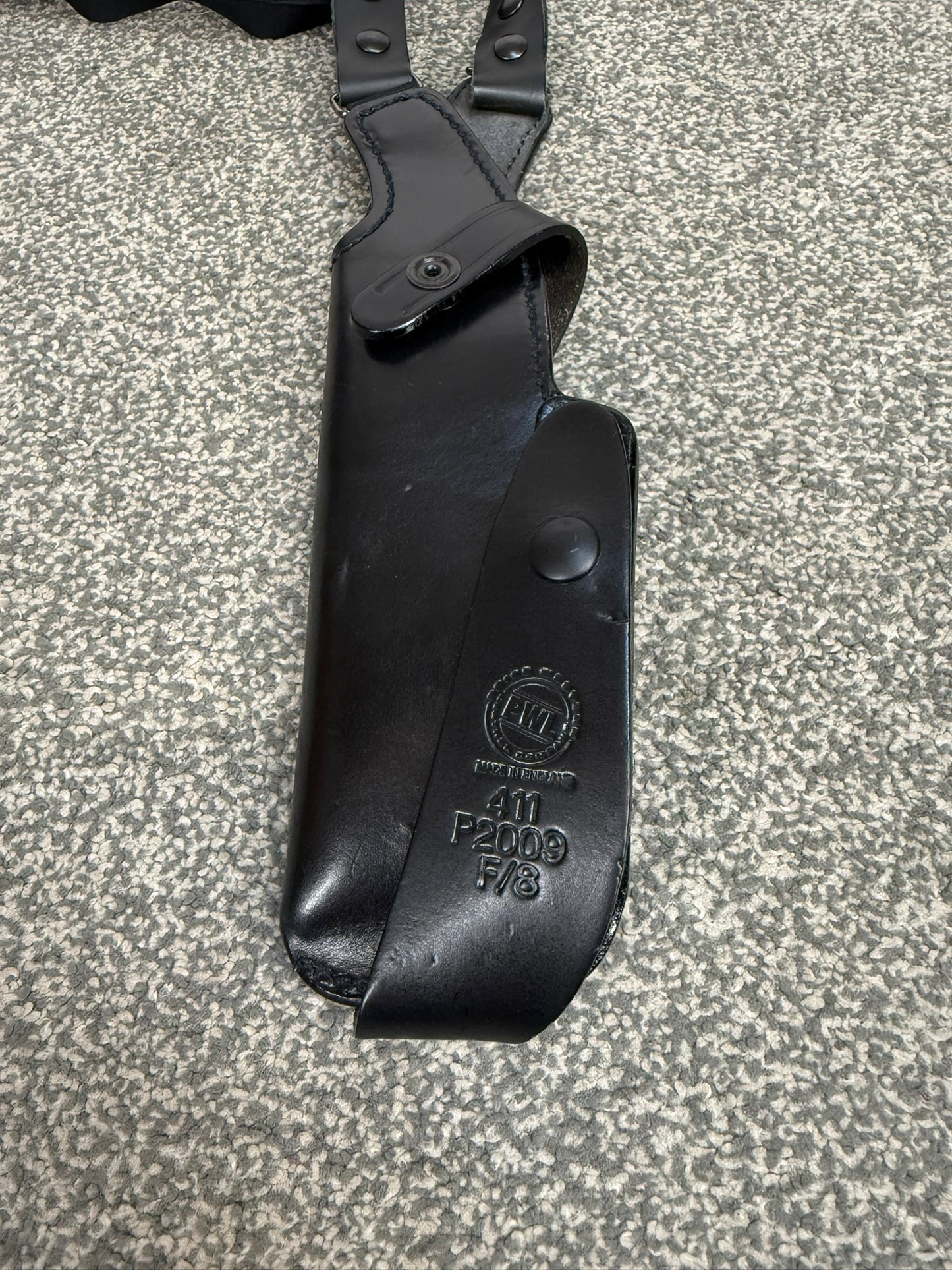 Ex Police PWL Smith & Wesson 411 Leather Shoulder Holster Covert Underarm