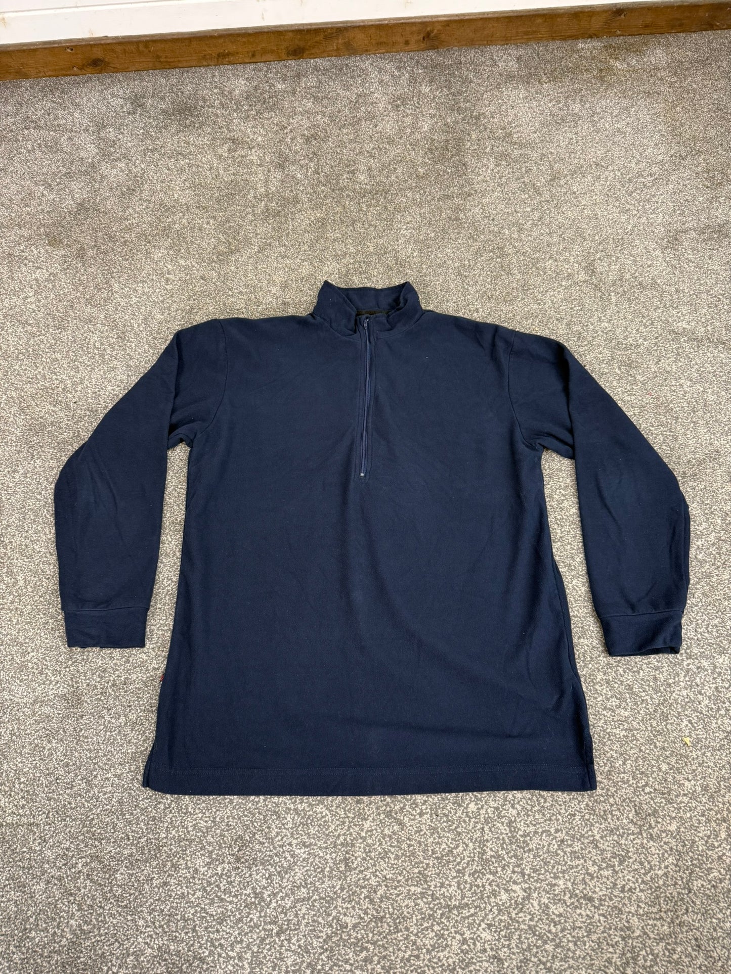 Keela Micro Fleece Navy Blue Lightweight Ex Police Hiking Work Baselayer Top
