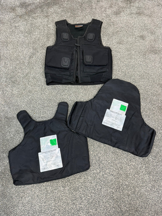 Ex Police Cooneen Body Armour Stab Vest SMALL Anti Stab & Ballistic HG1A & KR1
