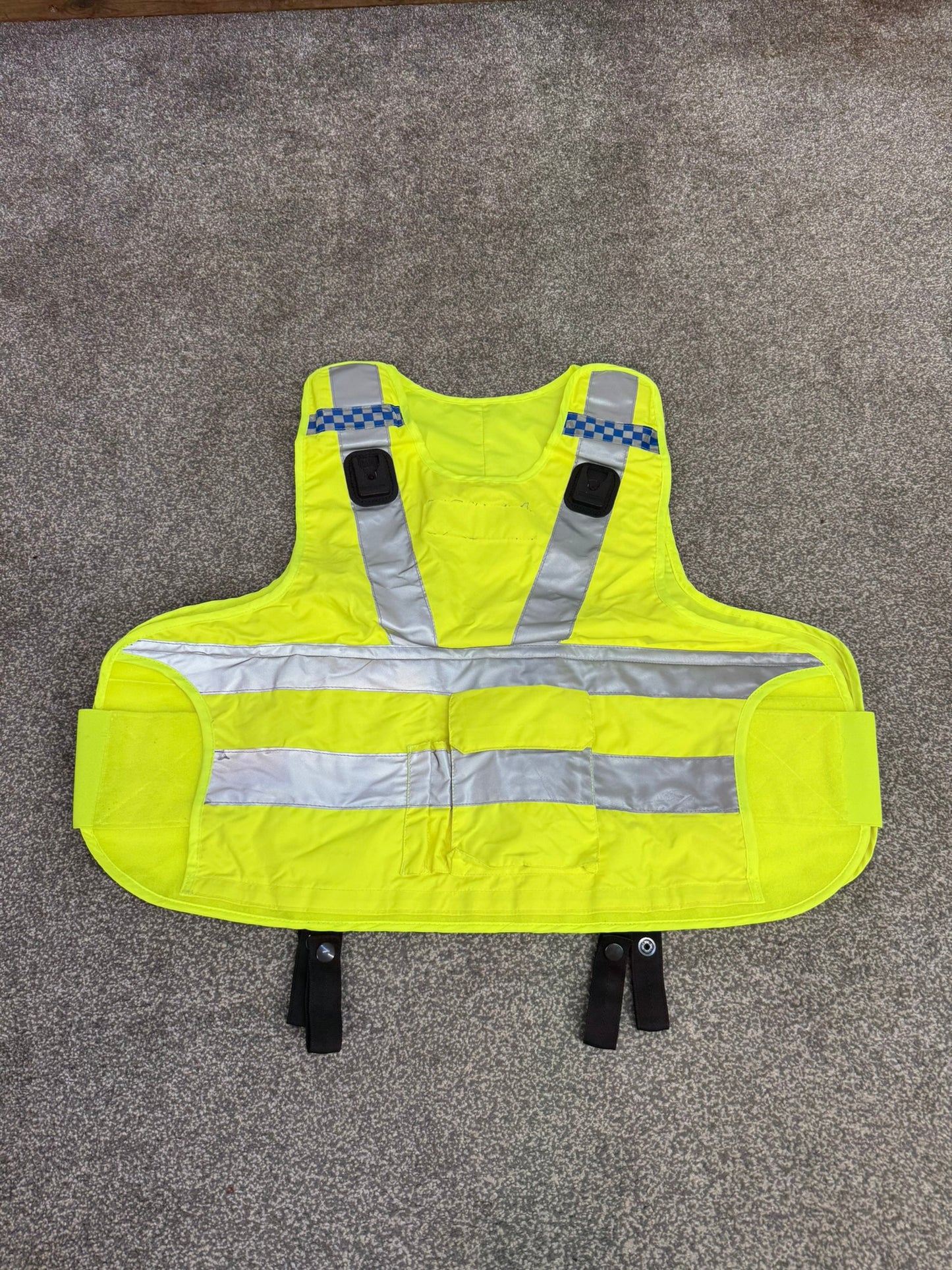 Mehler Ex Police Body Armour COVER Hi Vis Security TV Film Uniform Vest