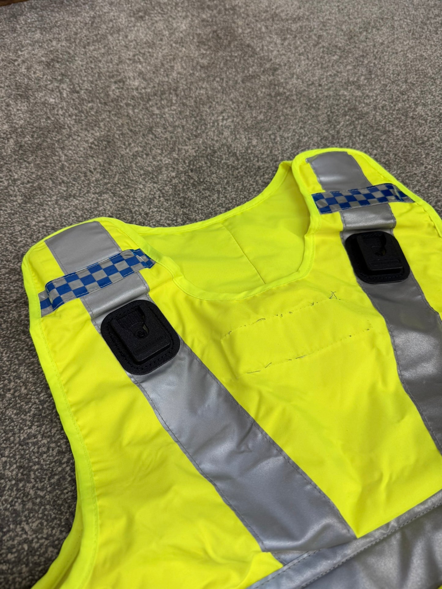 Mehler Ex Police Body Armour COVER Hi Vis Security TV Film Uniform Vest