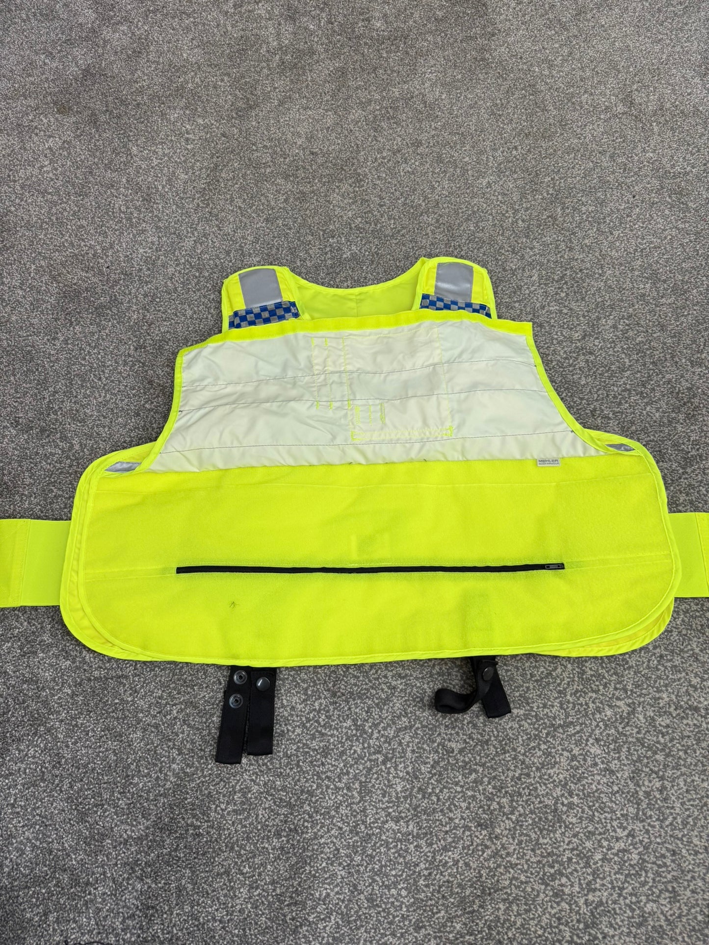 Mehler Ex Police Body Armour COVER Hi Vis Security TV Film Uniform Vest