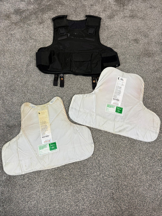 Ex Police Mehler Body Armour Stab Vest LARGE Anti Stab & Ballistic HG1A & KR1
