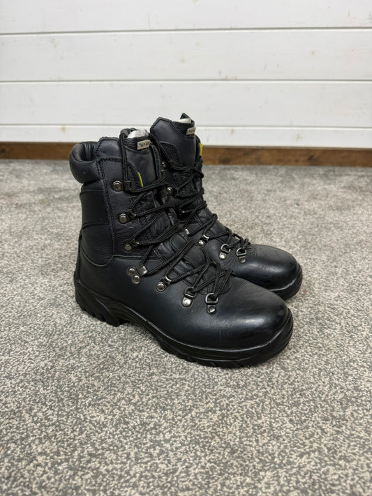 Altberg Peacekeeper P3VS Black Leather Safety Combat Boots Size UK 6