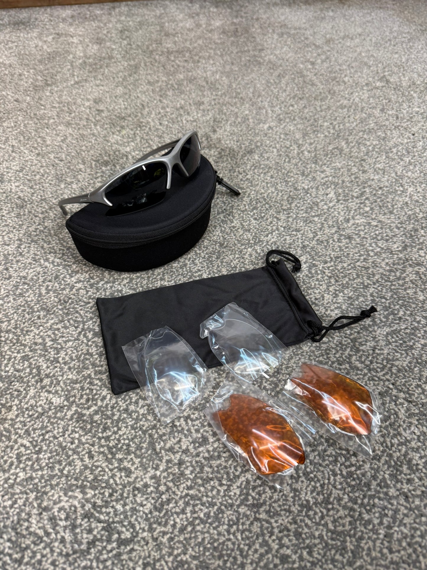 Avenir Multi Lens Cycling Glasses Sunglasses In Hard Case UV400