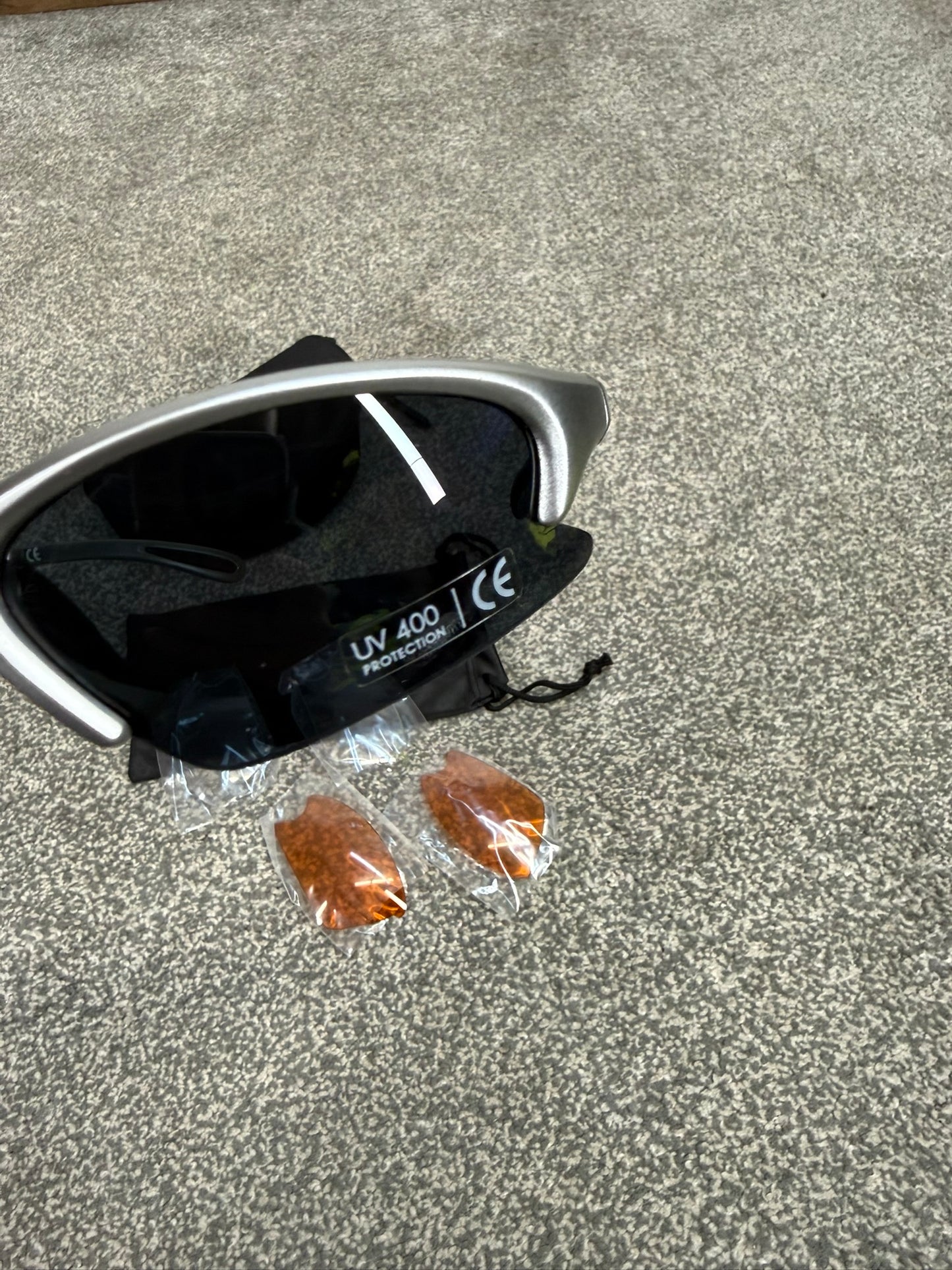 Avenir Multi Lens Cycling Glasses Sunglasses In Hard Case UV400