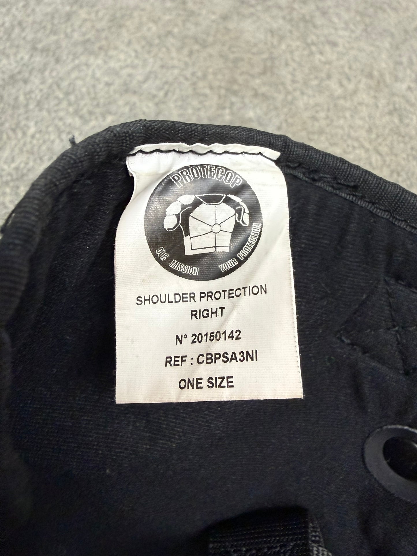 Ex Police Protecop Riot Shoulder Protection Guards Security Public Order