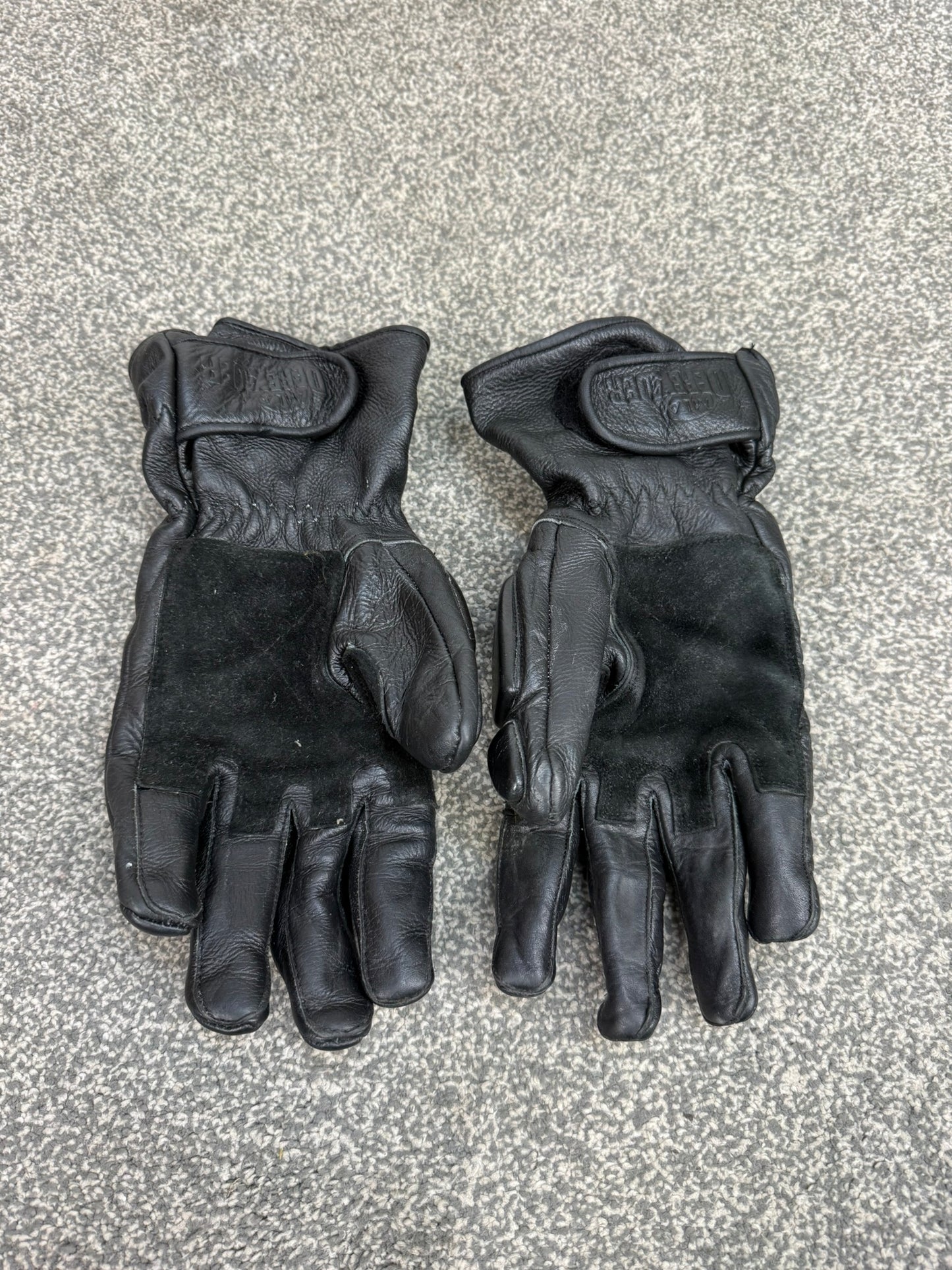 Ex Police MLA Defender Leather Riot Gloves Motorcycle Biker Paintball Airsoft Security