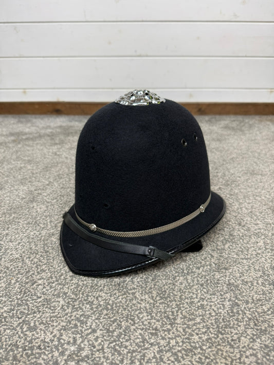Ex Police Bobby Custodian Helmet Rose Top 59cm Fancy Dress Display