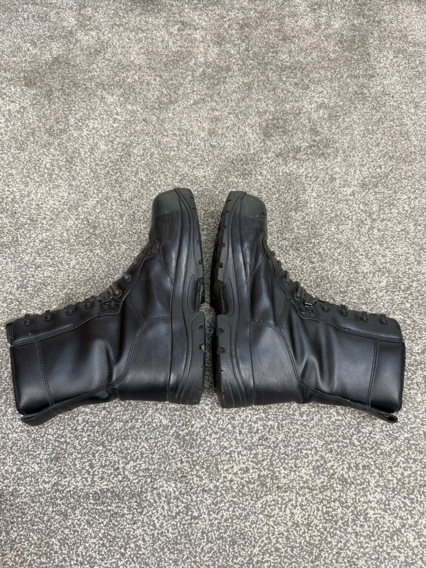 Ex Police Magnum Elite Shield Combat Boots Black Leather UK 9 Security