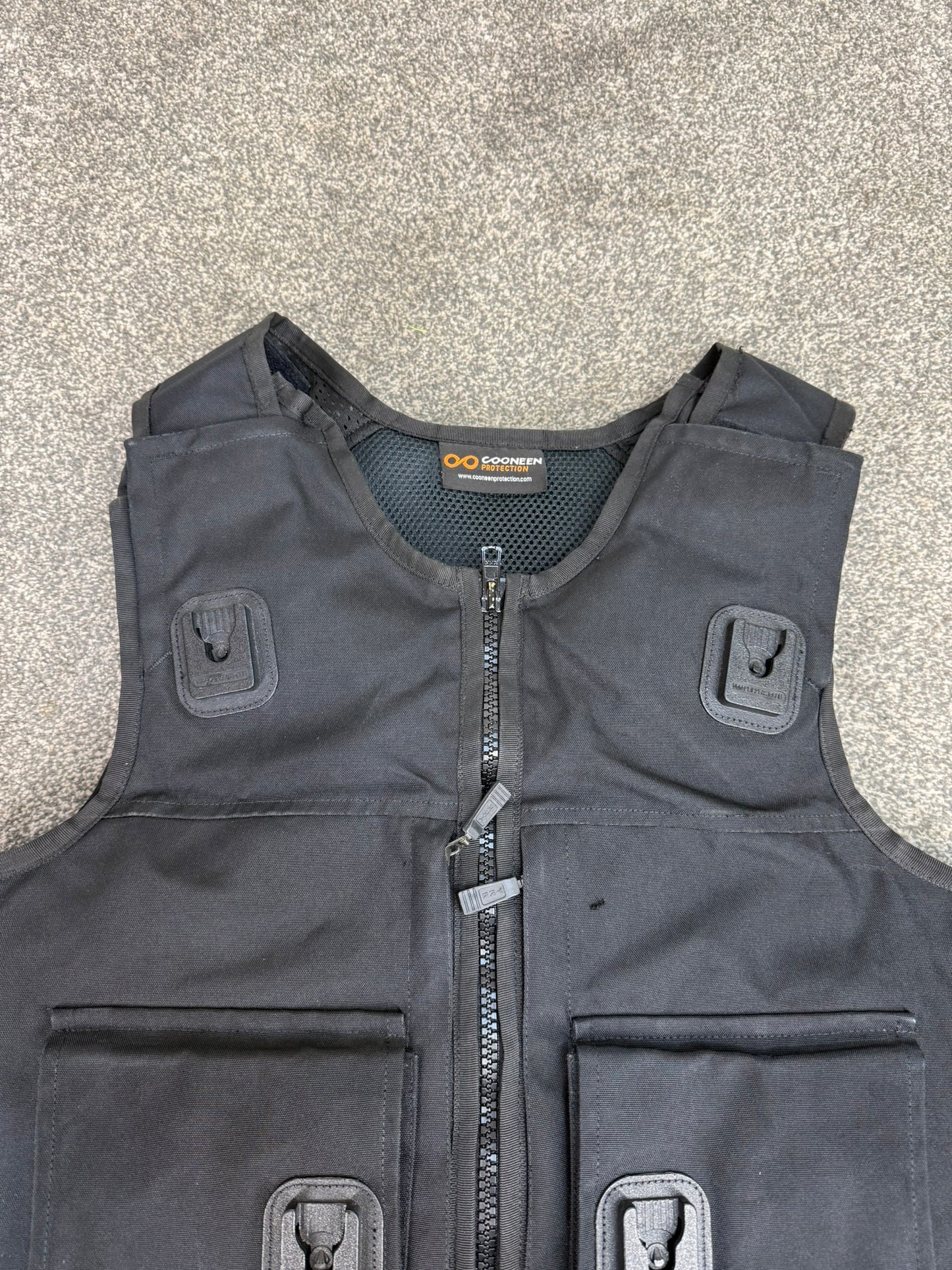 Ex Police Black Cooneen Body Armour Vest Anti Stab & Ballistic HG1A & KR1 Security - LRG