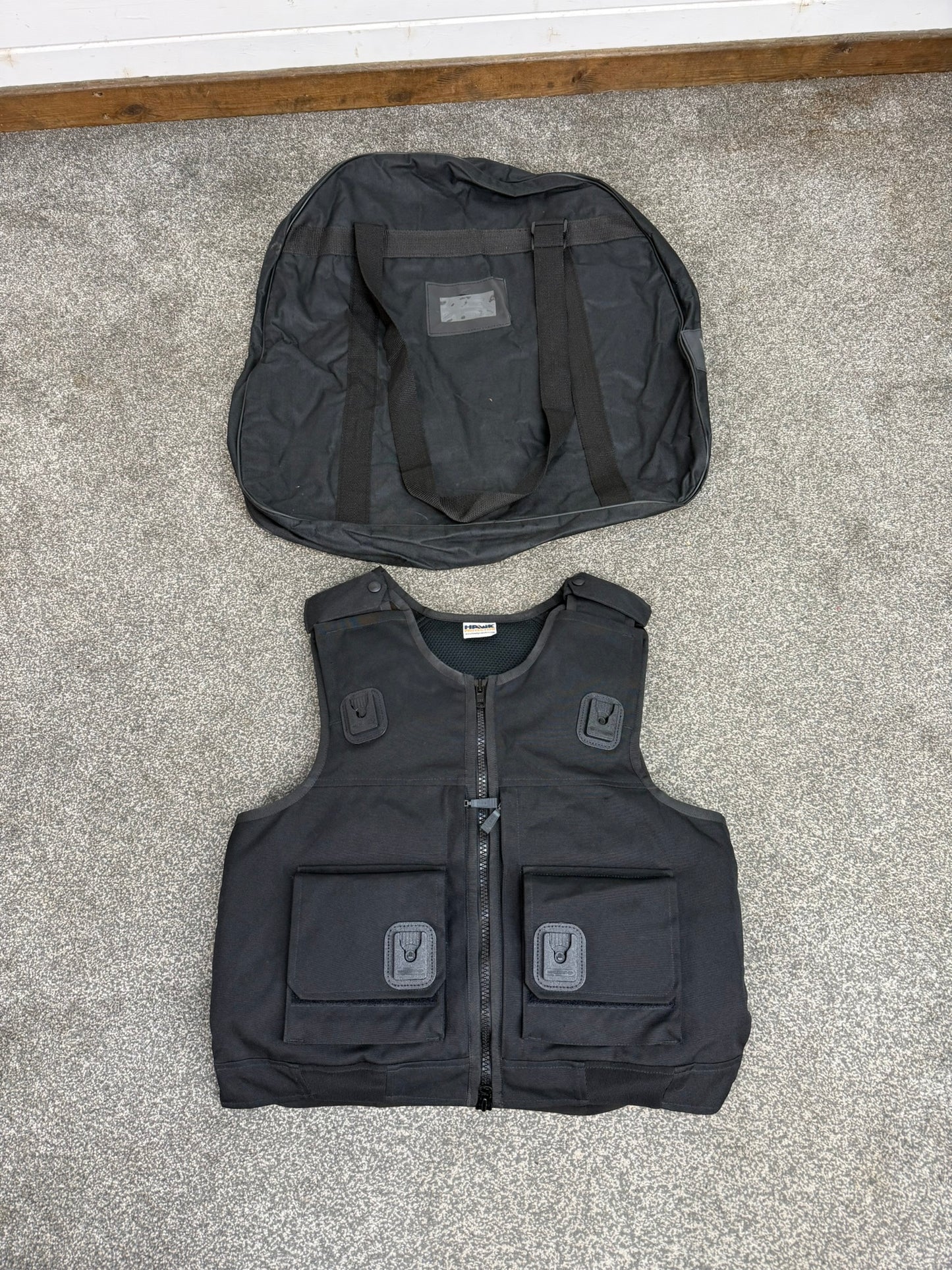 Ex Police Hawk Body Armour Vest VGC Anti Stab & Ballistic HG1A & KR1 - MEDIUM