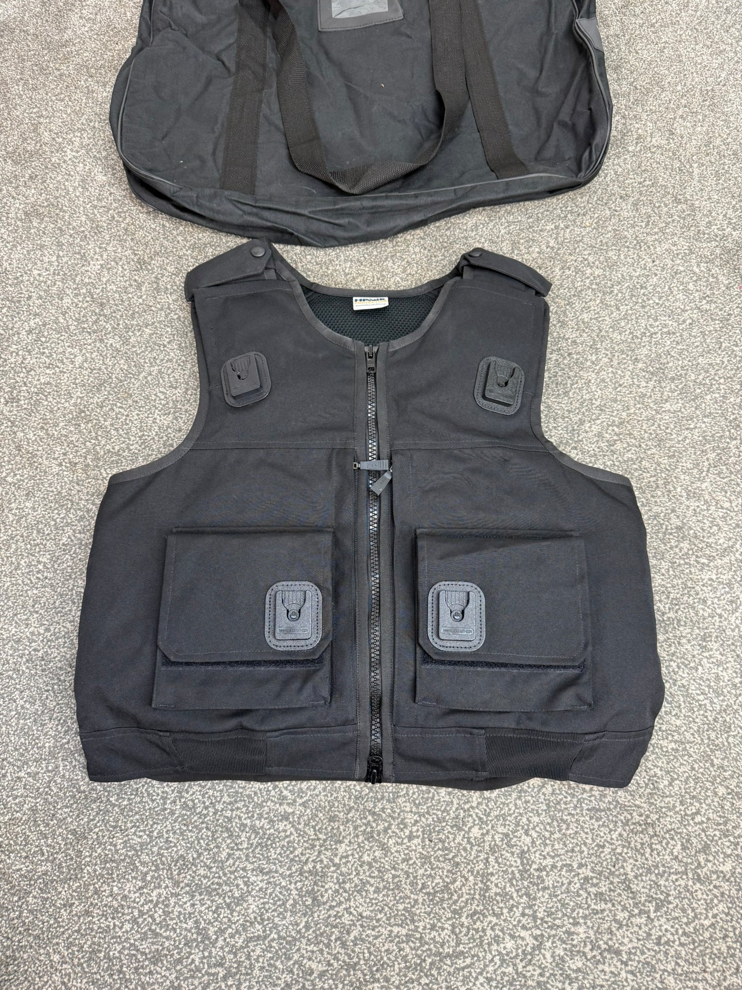 Ex Police Hawk Body Armour Vest VGC Anti Stab & Ballistic HG1A & KR1 - MEDIUM
