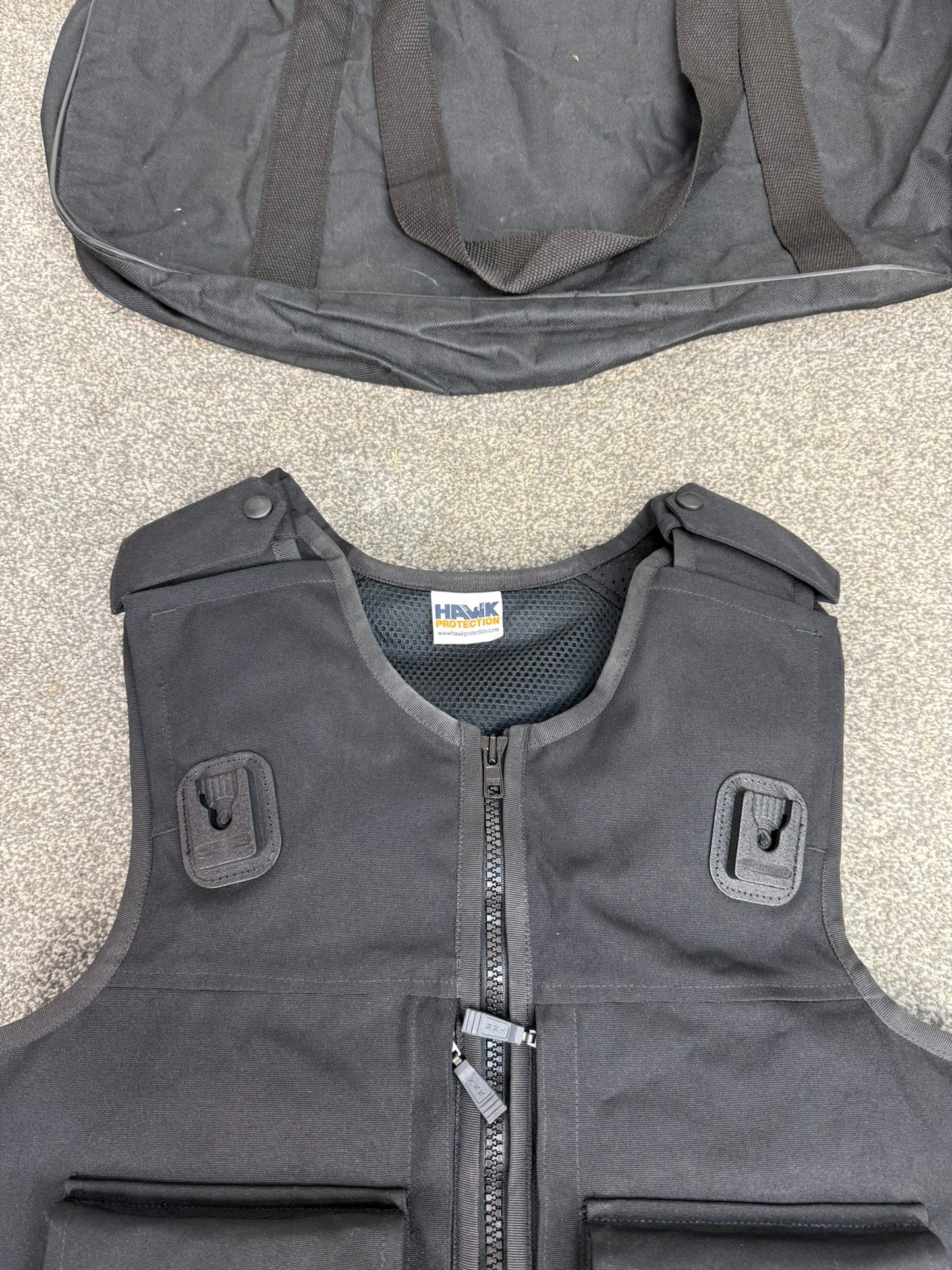 Ex Police Hawk Body Armour Vest VGC Anti Stab & Ballistic HG1A & KR1 - MEDIUM
