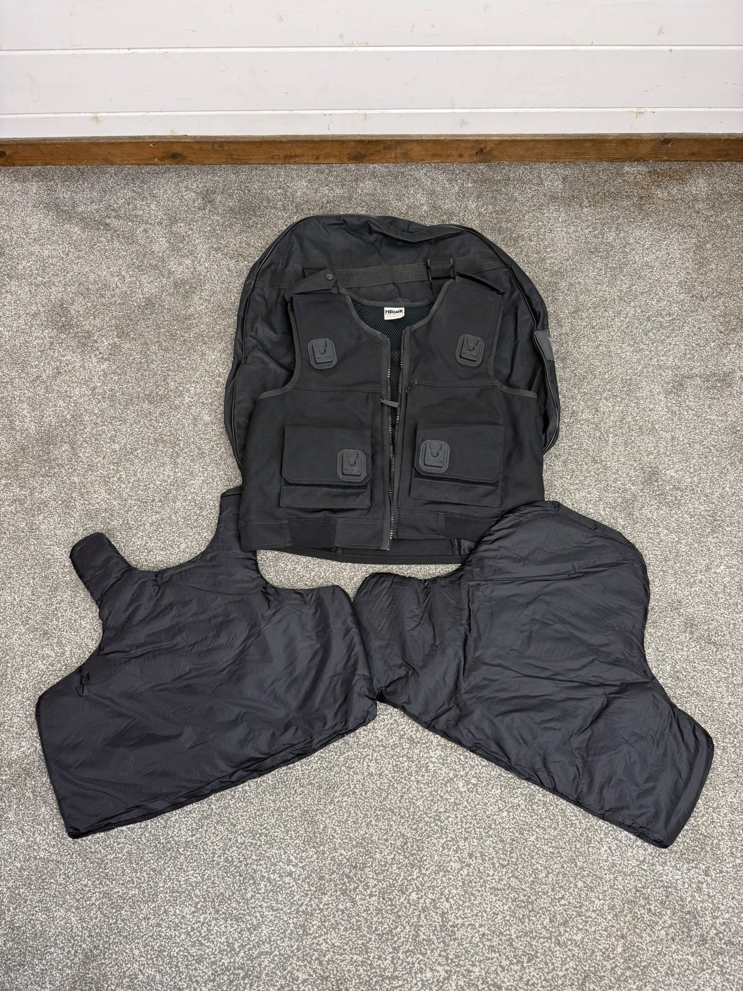 Ex Police Hawk Body Armour Vest VGC Anti Stab & Ballistic HG1A & KR1 - MEDIUM