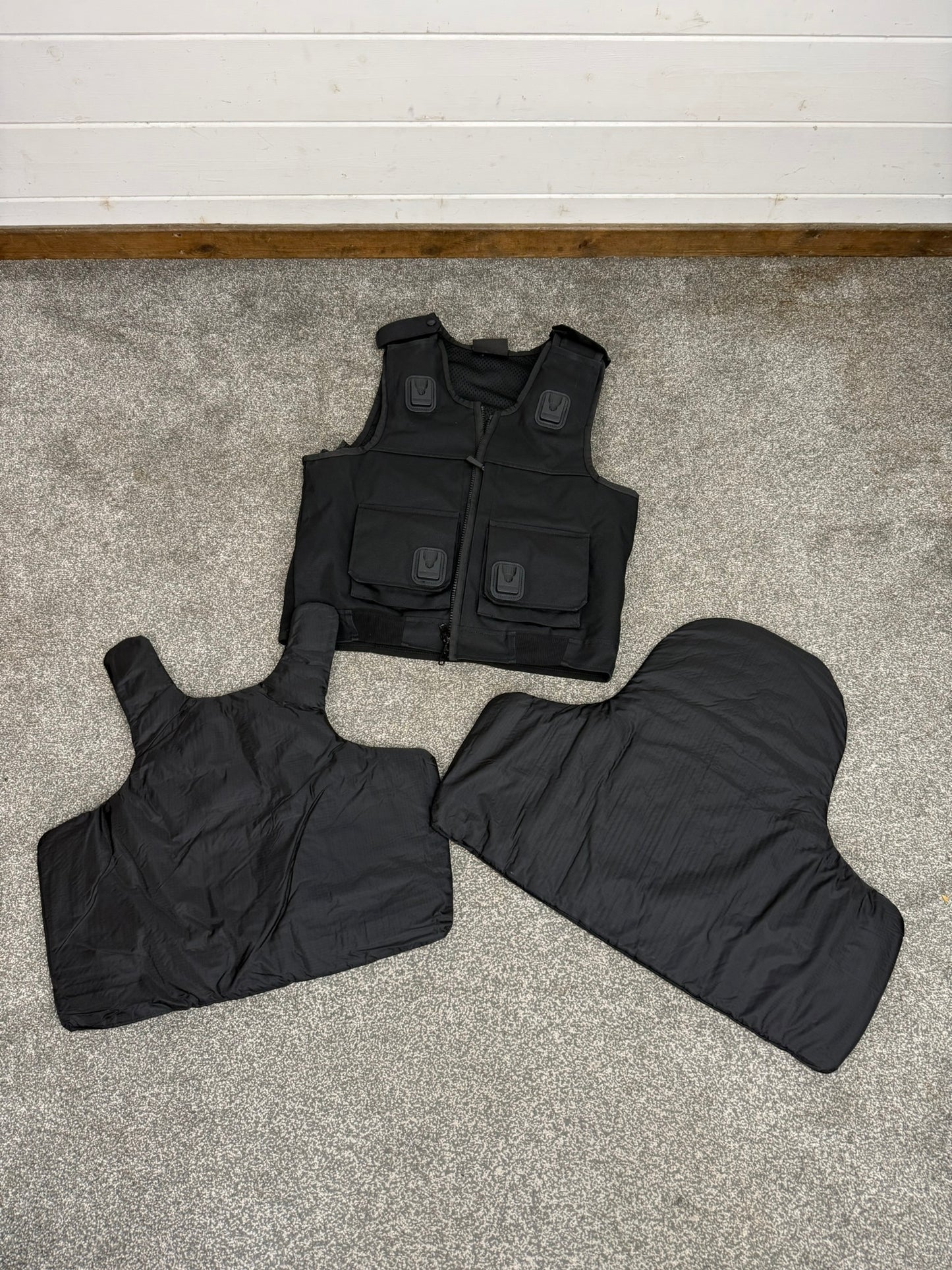 Ex Police Cooneen Body Armour Vest VGC Anti Stab & Ballistic HG1A & KR1 - LARGE