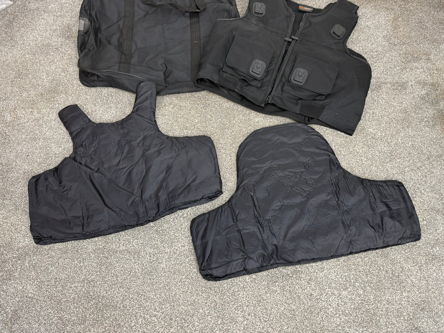 Ex Police Cooneen Body Armour Vest & Bag XX LRG - VGC Anti Stab & Ballistic HG1A & KR1