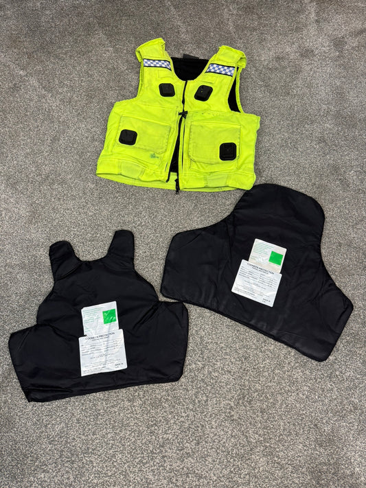 Ex Police Cooneen Body Armour Stab Vest MEDIUM - Anti Stab & Ballistic HG1A & KR1