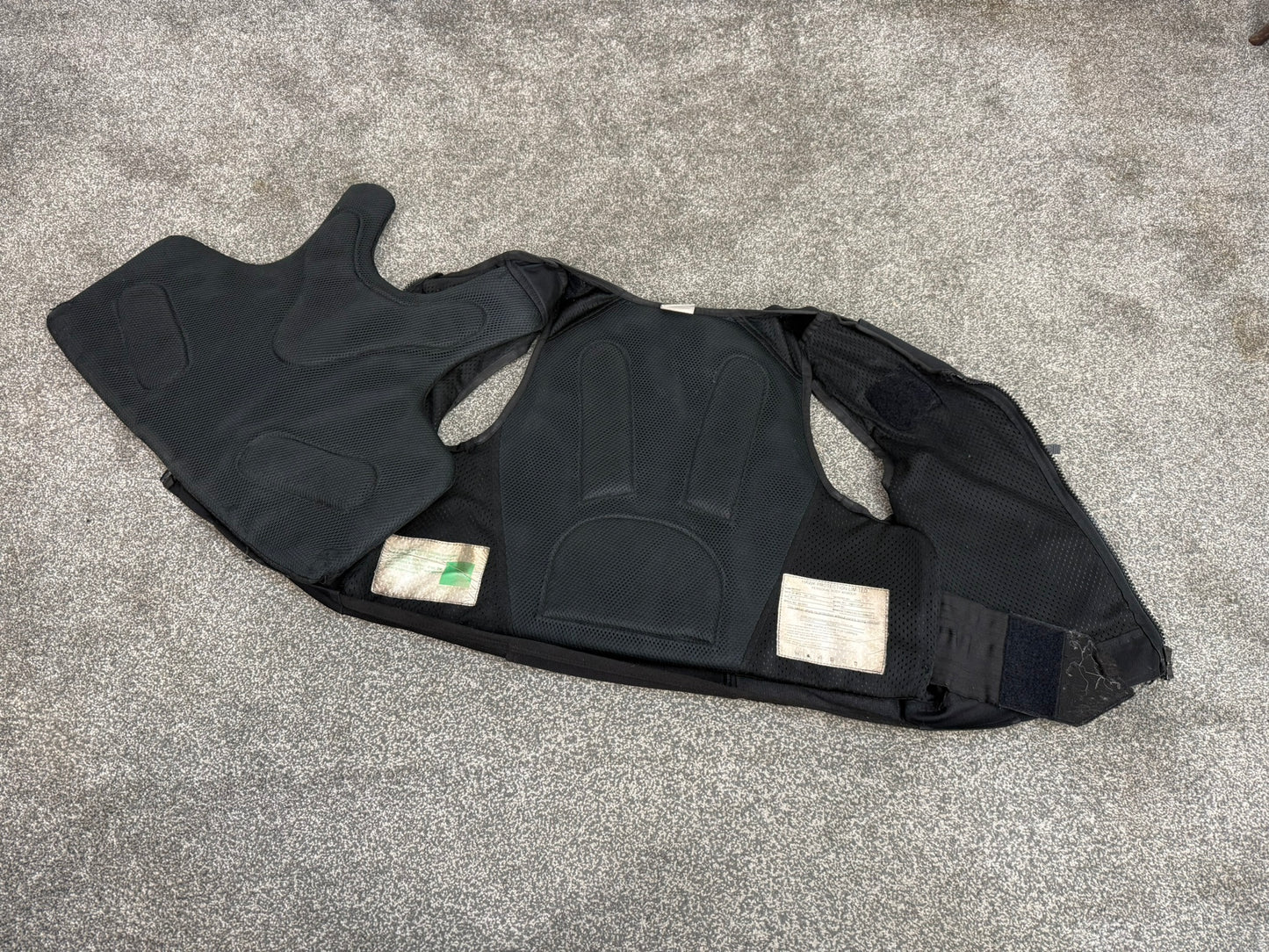 Ex Police Hawk Body Armour Vest XL Anti Stab & Ballistic HG1A & KR1 Security