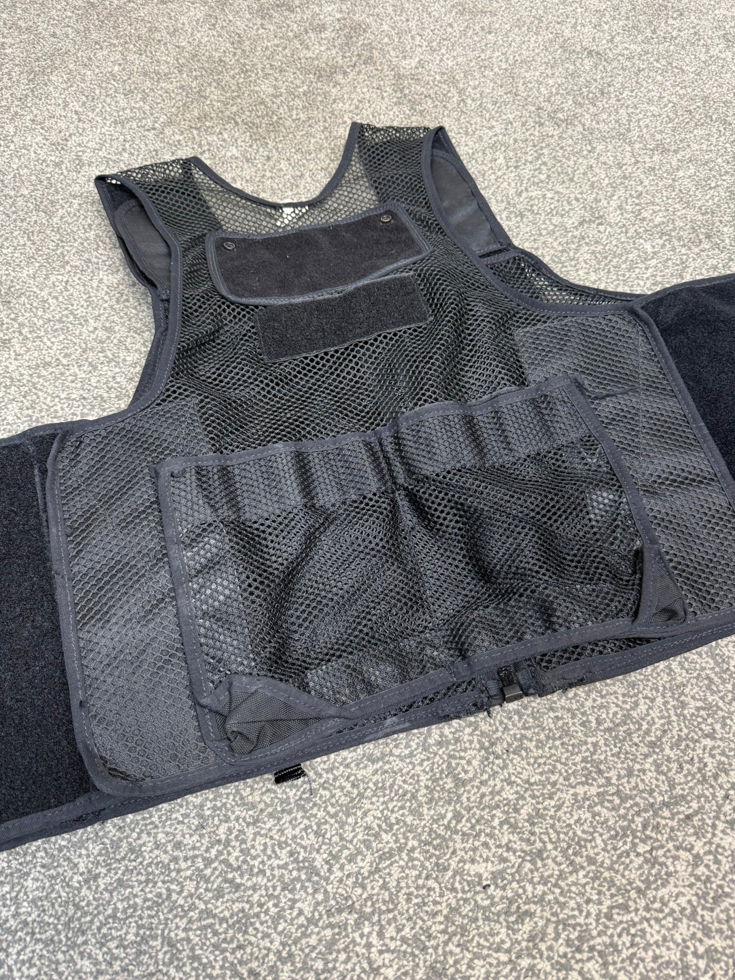 Ex Police Black PWL Taser Vest Utility Tac Vest MEDIUM Airsoft Security