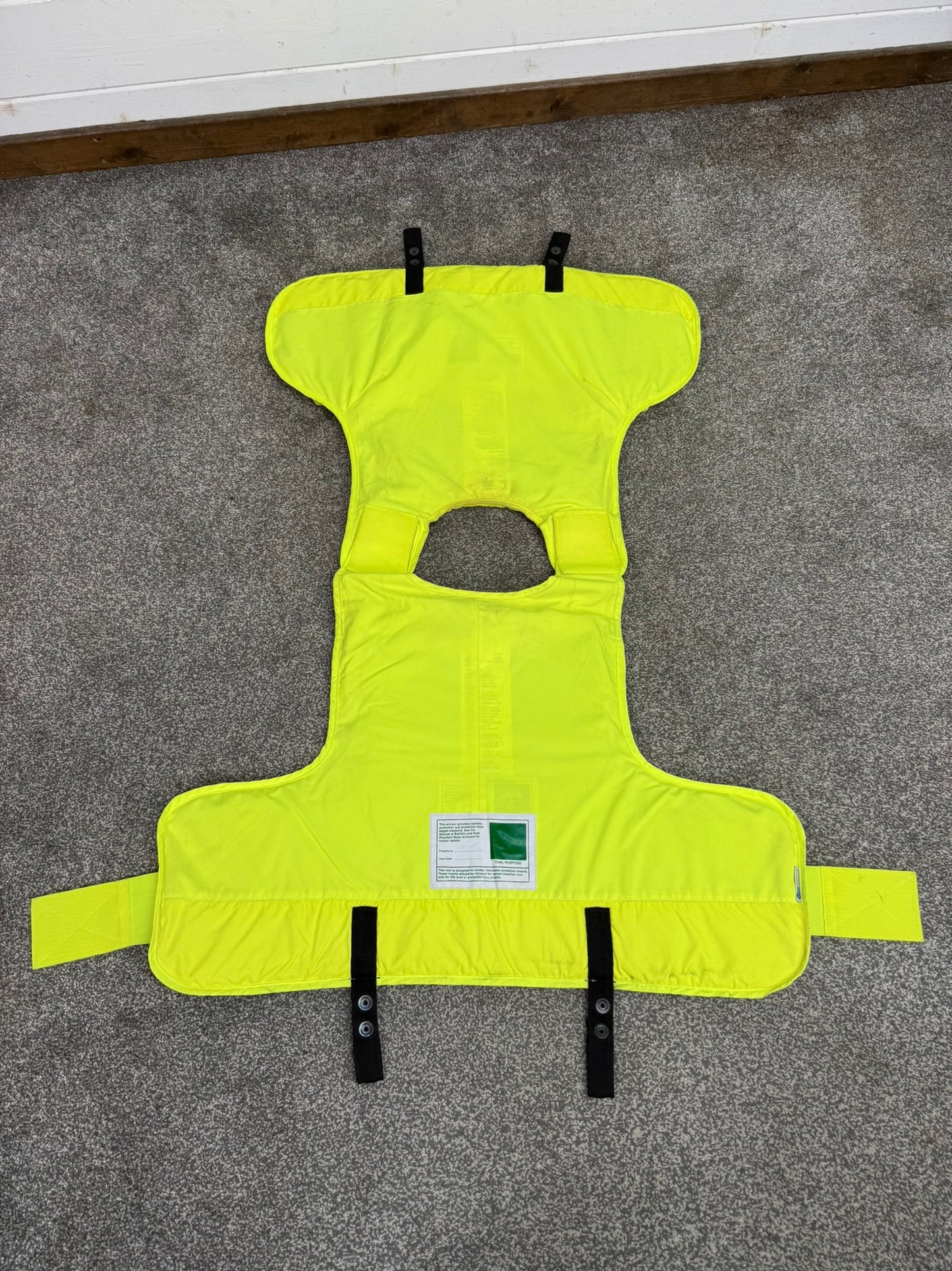 Ex Police Mehler Body Armour Vest XL Anti Stab & Ballistic HG1A & KR1 Security