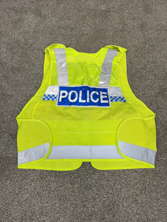 Ex Police Hi-Vis Protec Utility Tactical Vest BADGED Collector Display TV / Film Uniform
