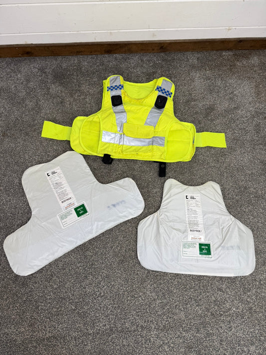 Ex Police Mehler Body Armour Vest SML-MED Anti Stab & Ballistic HG1A & KR1 Security