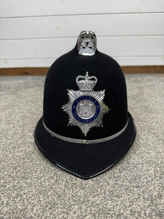 Ex Suffolk Police Coxcomb Bobby Helmet 62cm Collector Display Film / TV