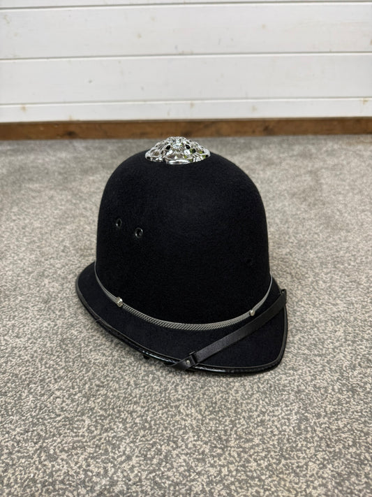 Ex Police Bobby Custodian Helmet Rose Top 58cm Fancy Dress Display