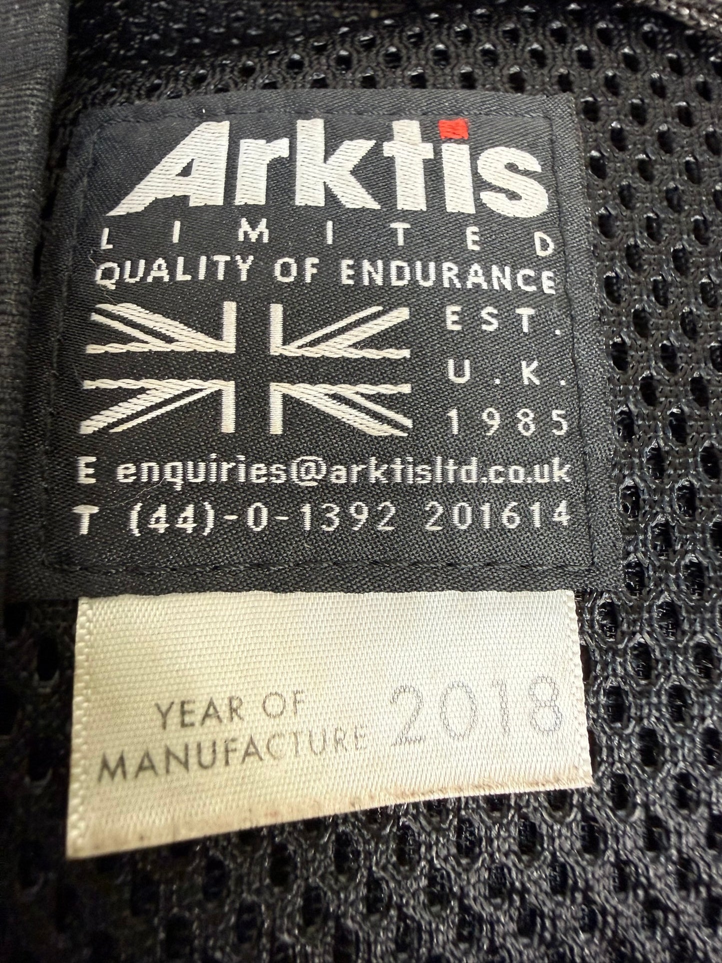 Black Arktis Tac Vest Ex Police Utility Vest & Pouches Security Airsoft - MEDIUM