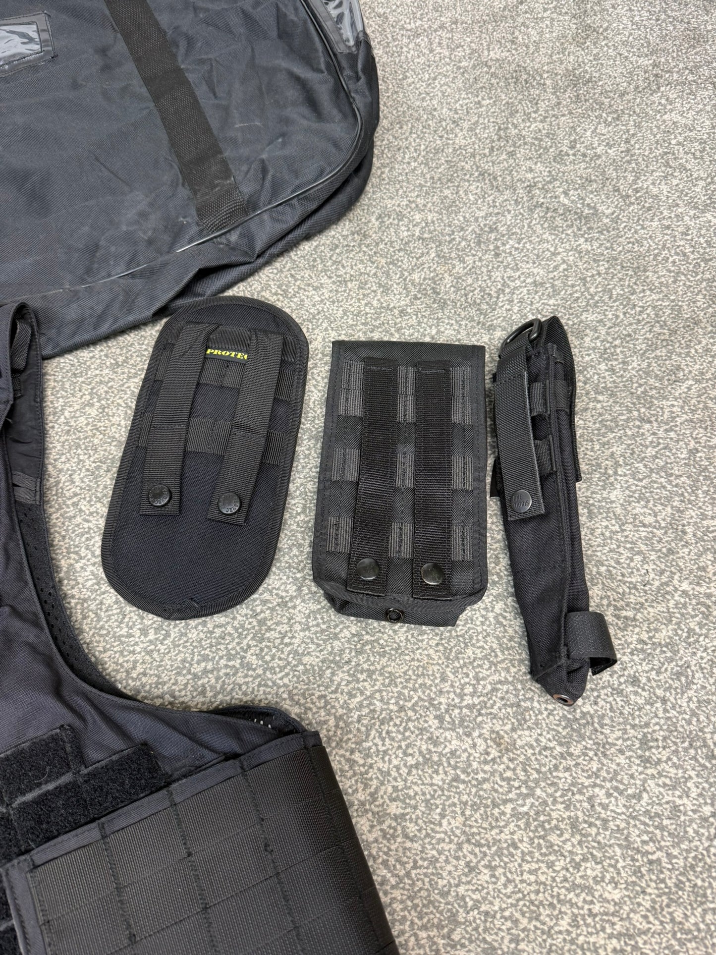 Ex Police Mehler MOLLE Body Armour Stab Vest Anti Stab & Ballistic HG2 KR2 SP2 - X LARGE
