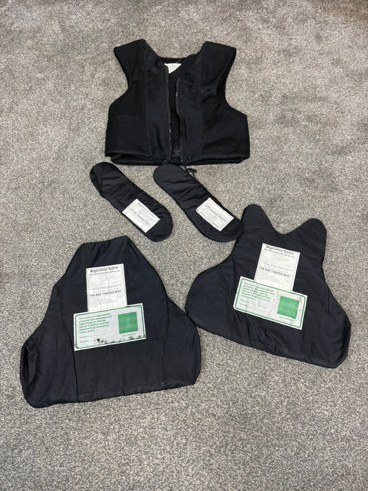 Ex Police Meggitt Yaffy Body Armour Vest Anti Stab & Ballistic HG1A & KR2 X SMALL Security