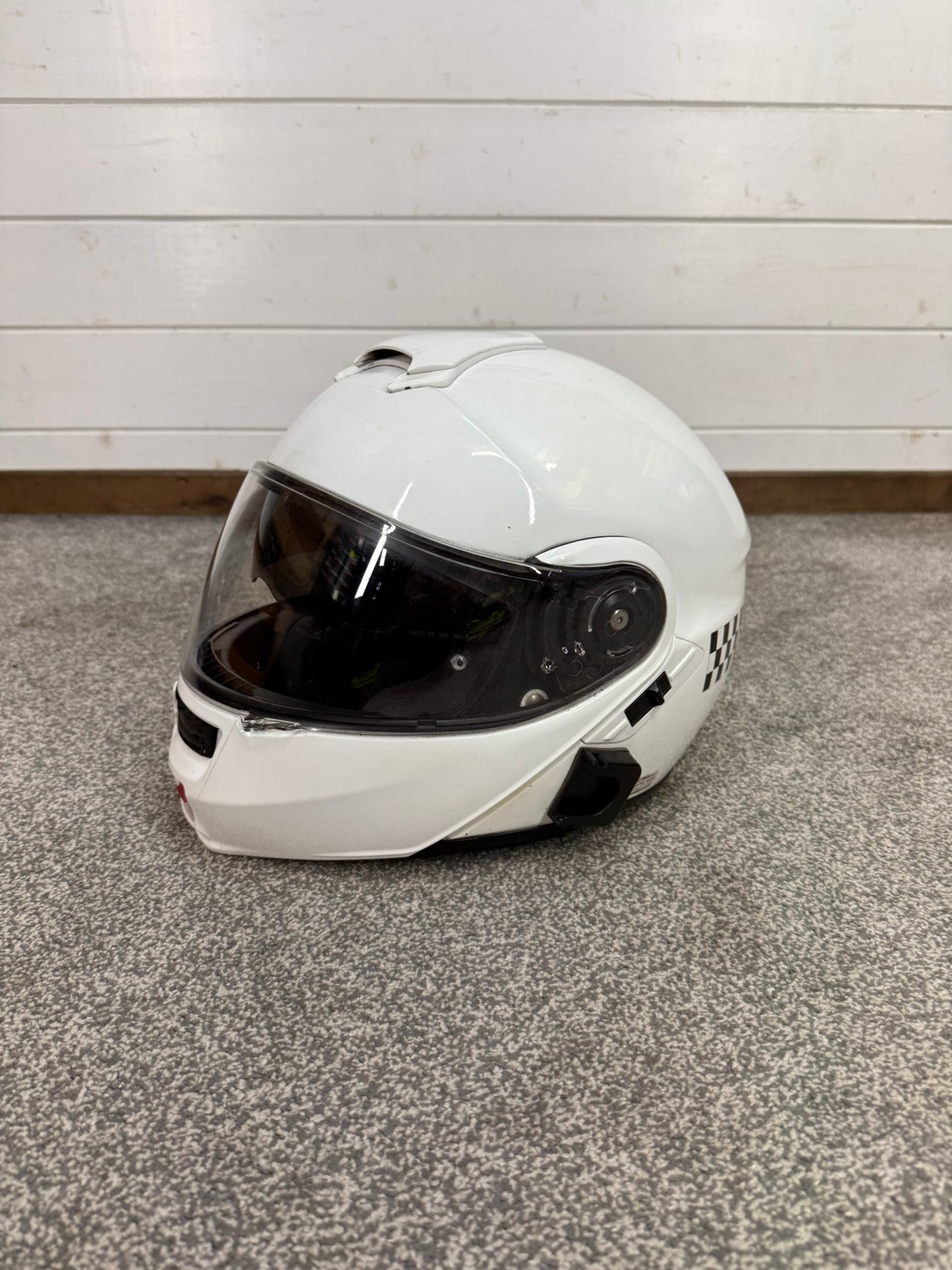 Ex Police Shoei Neotec Flip-Up Motorcycle Helmet - X Large