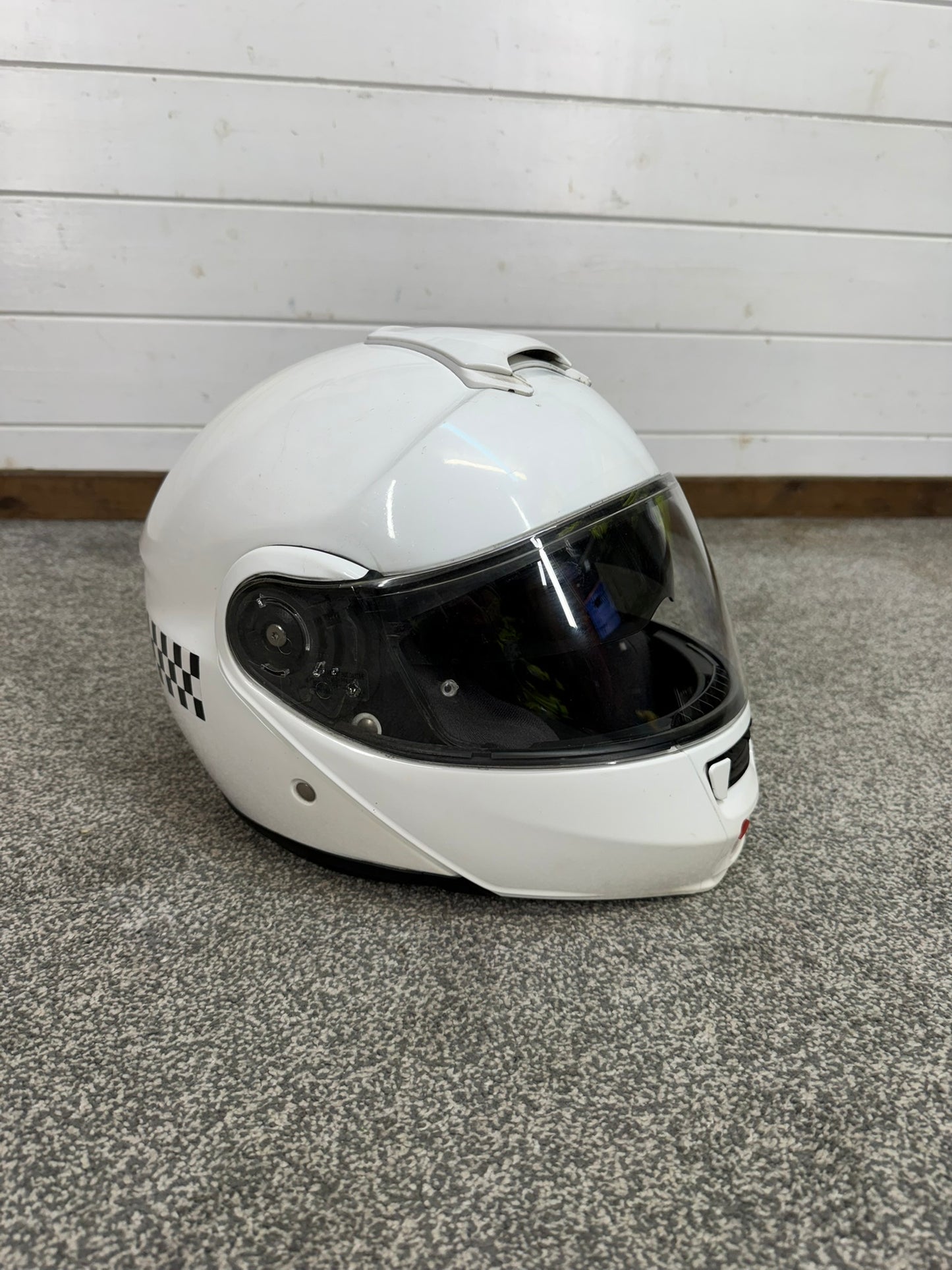 Ex Police Shoei Neotec Flip-Up Motorcycle Helmet - X Large