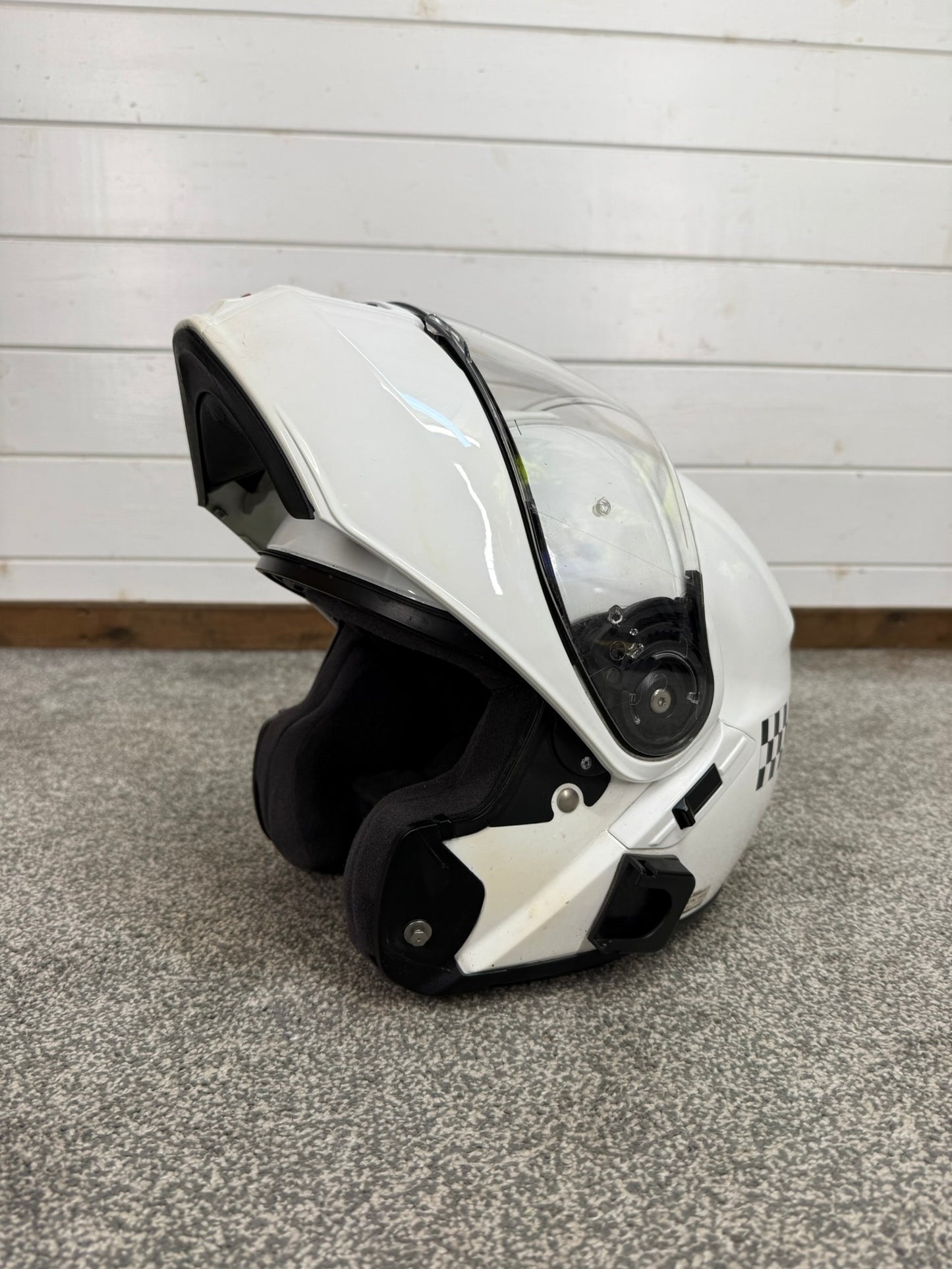 Ex Police Shoei Neotec Flip-Up Motorcycle Helmet - X Large