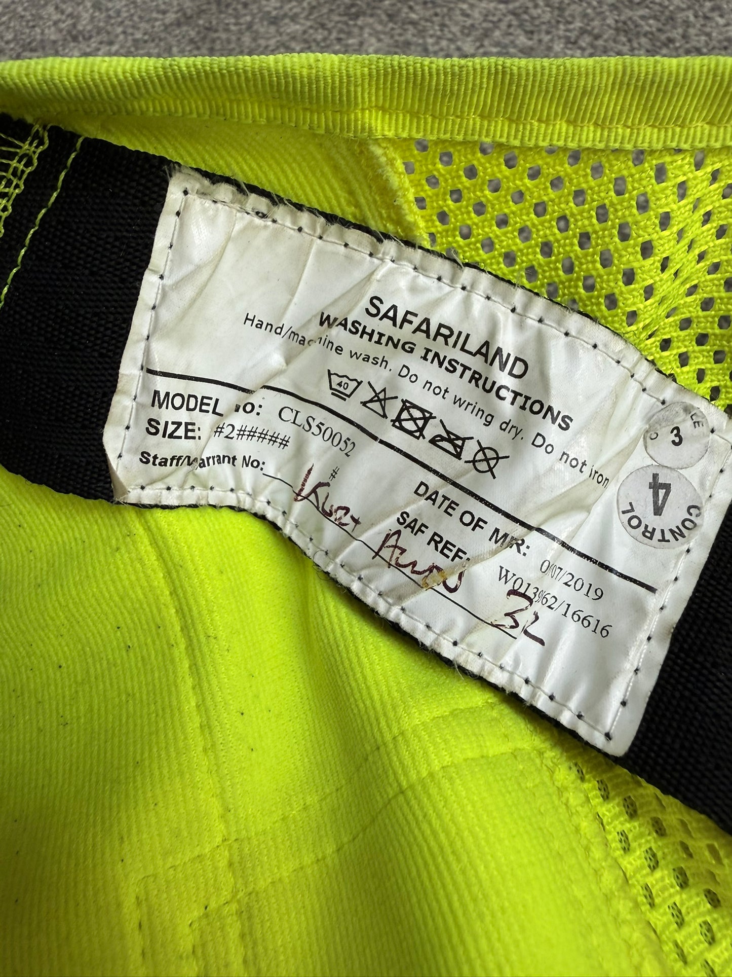 Safariland Hi-Vis MOLLE Vest & Pouches Tactical Utility Security Vest Ex Police - XL
