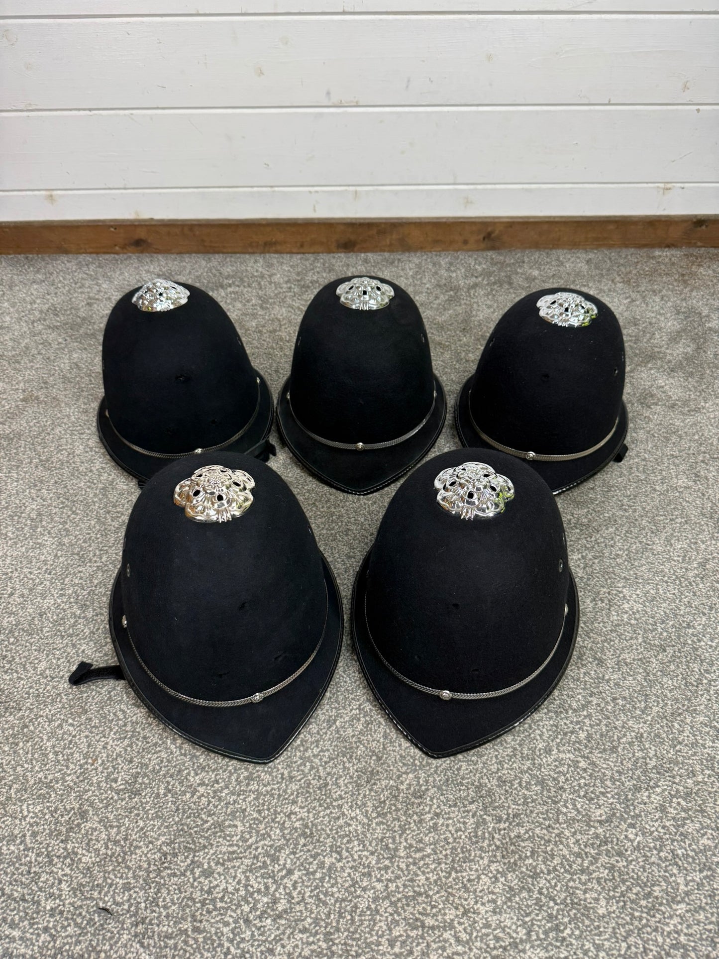 Ex Police Rose Top Bobby Helmet Custodian Helmet Film TV Display