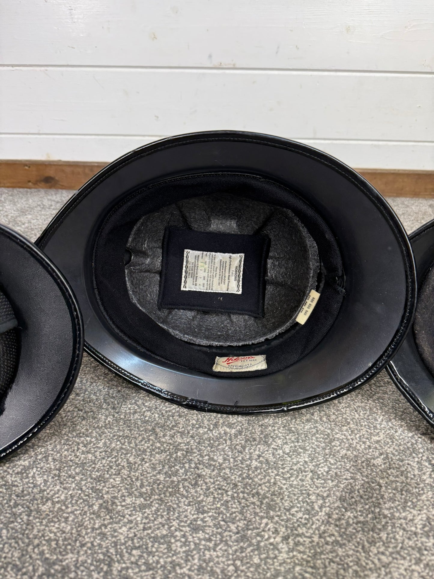 3x Ex Police Rose Top Custodian Bobby Helmet Job Lot Film Display Theatre