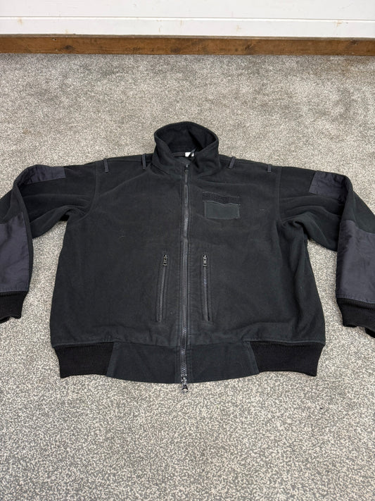 Ex Police Plain Black Tornado Fleece Jumper Security Work Riding Outdoor