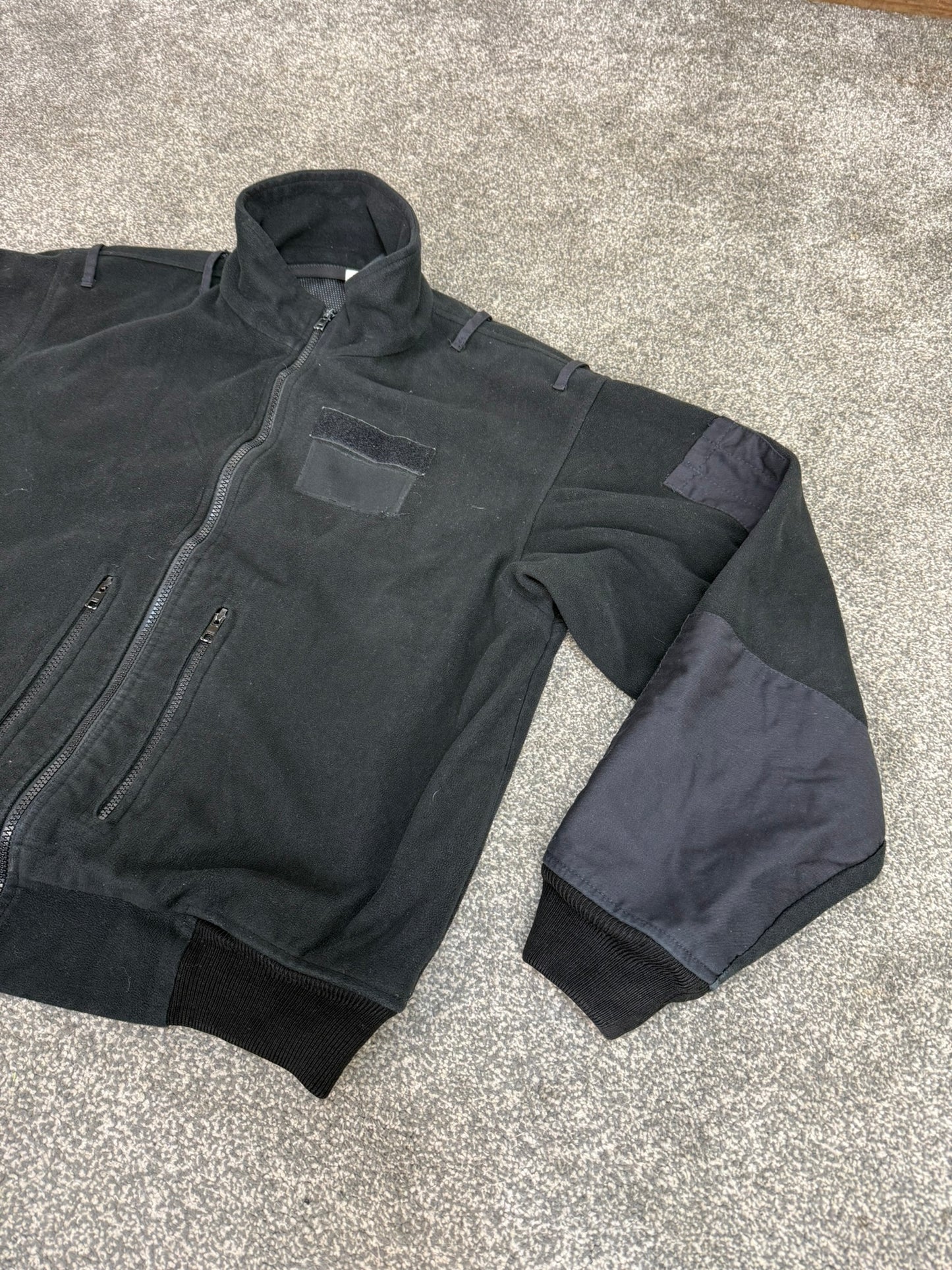 Ex Police Plain Black Tornado Fleece Jumper Security Work Riding Outdoor