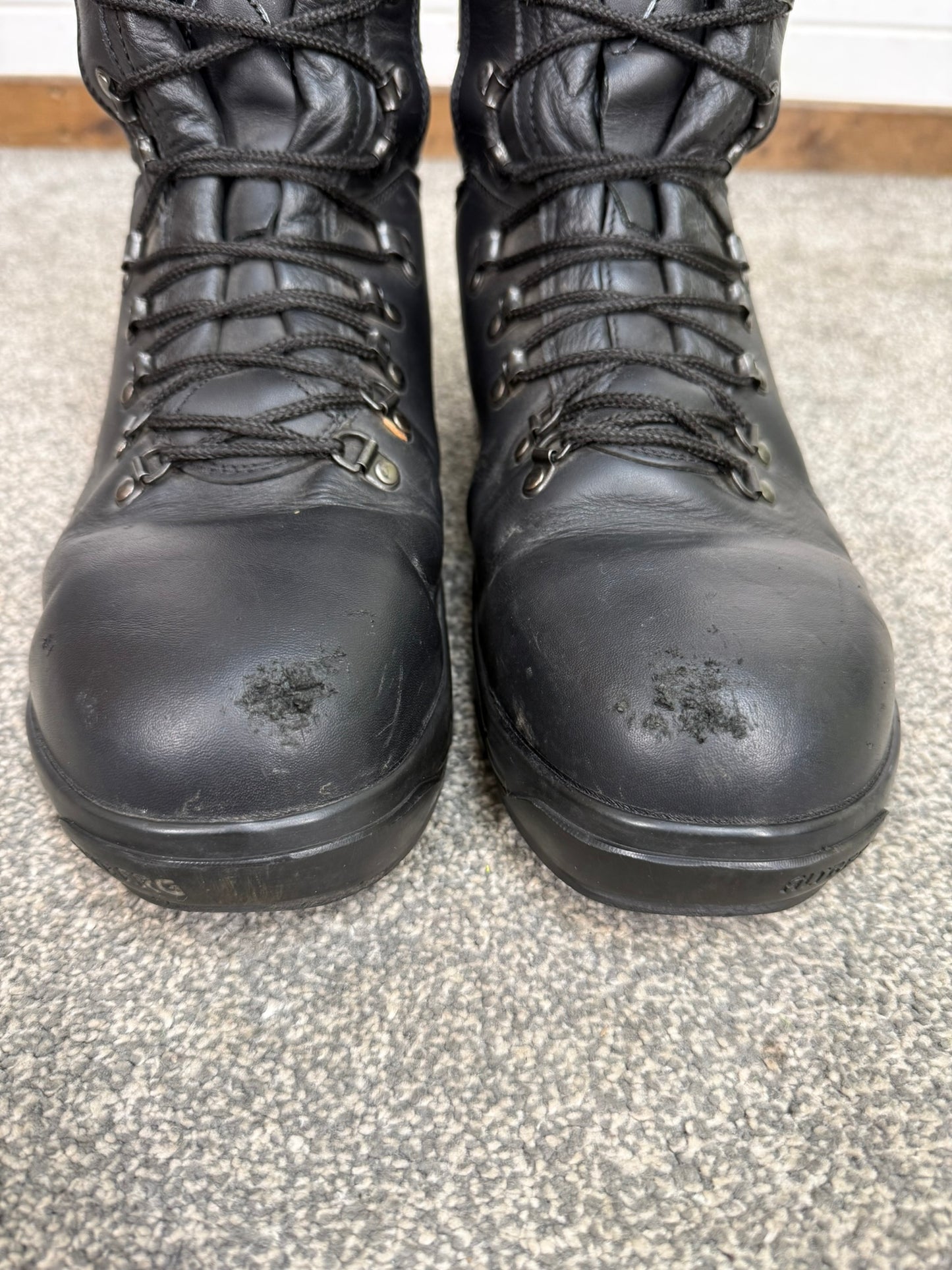 Altberg Peacekeeper P3 VS Black Leather Waterproof Combat Boots Size UK 13
