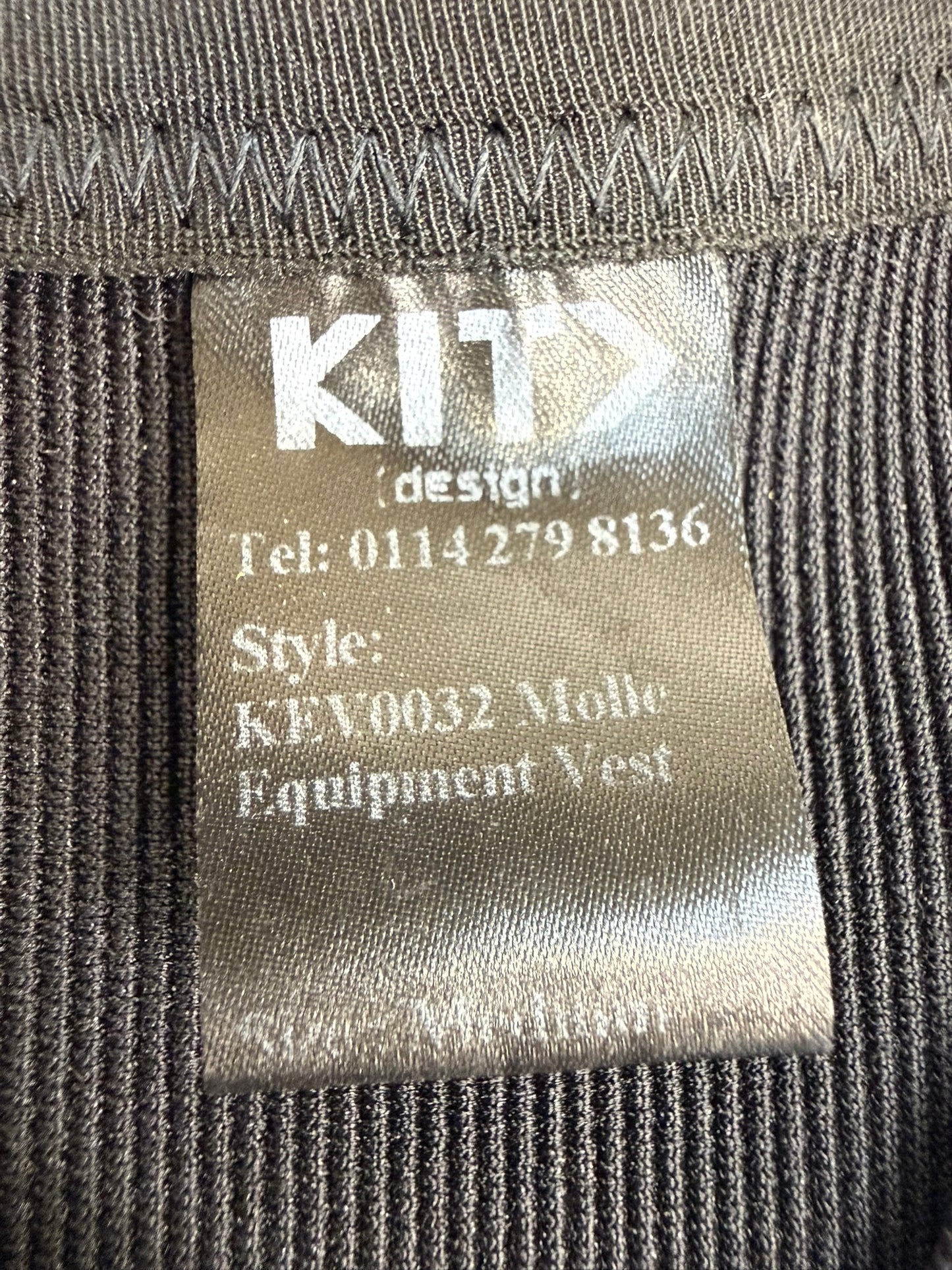 KIT Molle Equipment Vest With Pouches MED Ex Police Liaison Collector Security