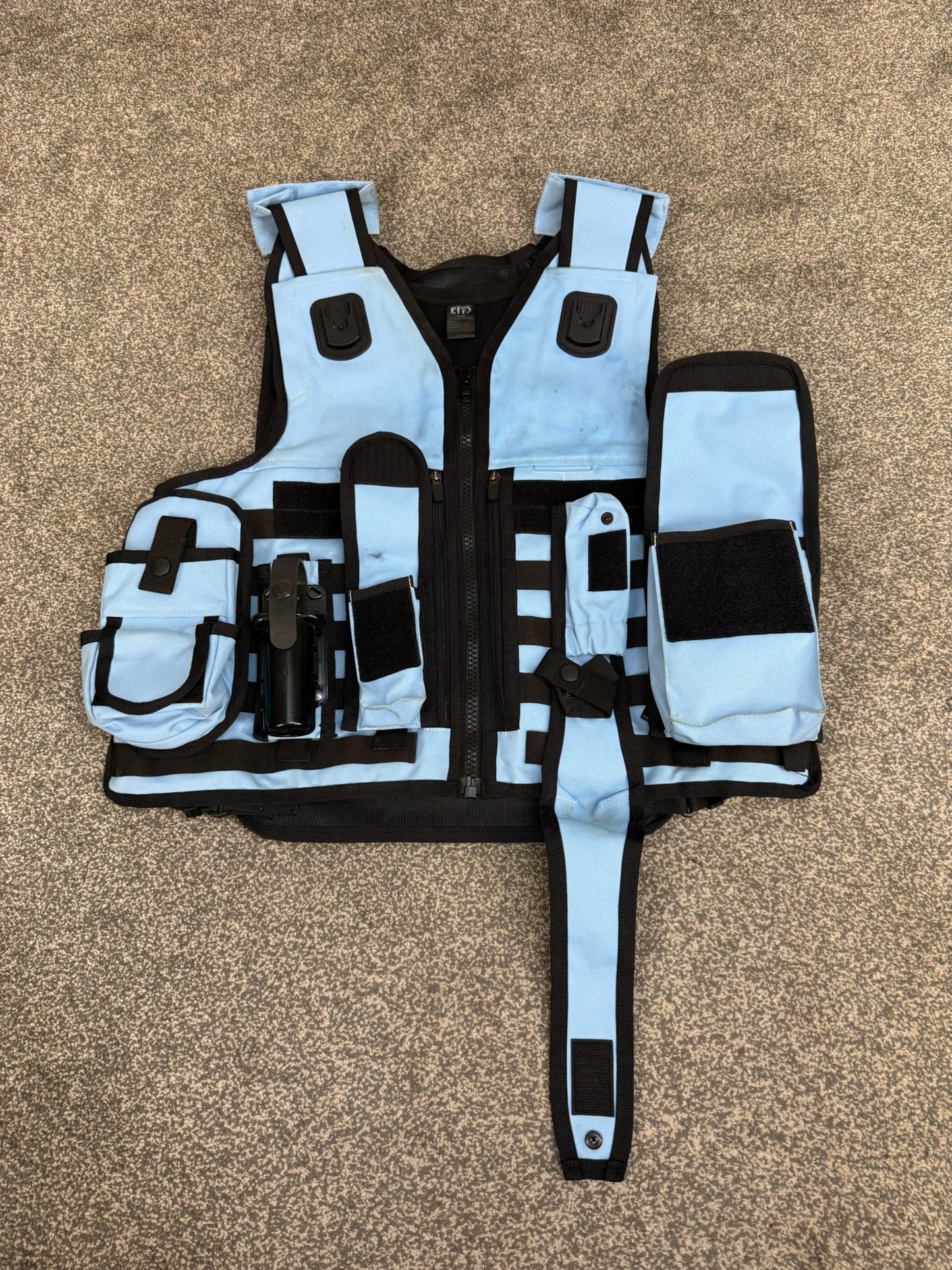 KIT Molle Equipment Vest With Pouches MED Ex Police Liaison Collector Security