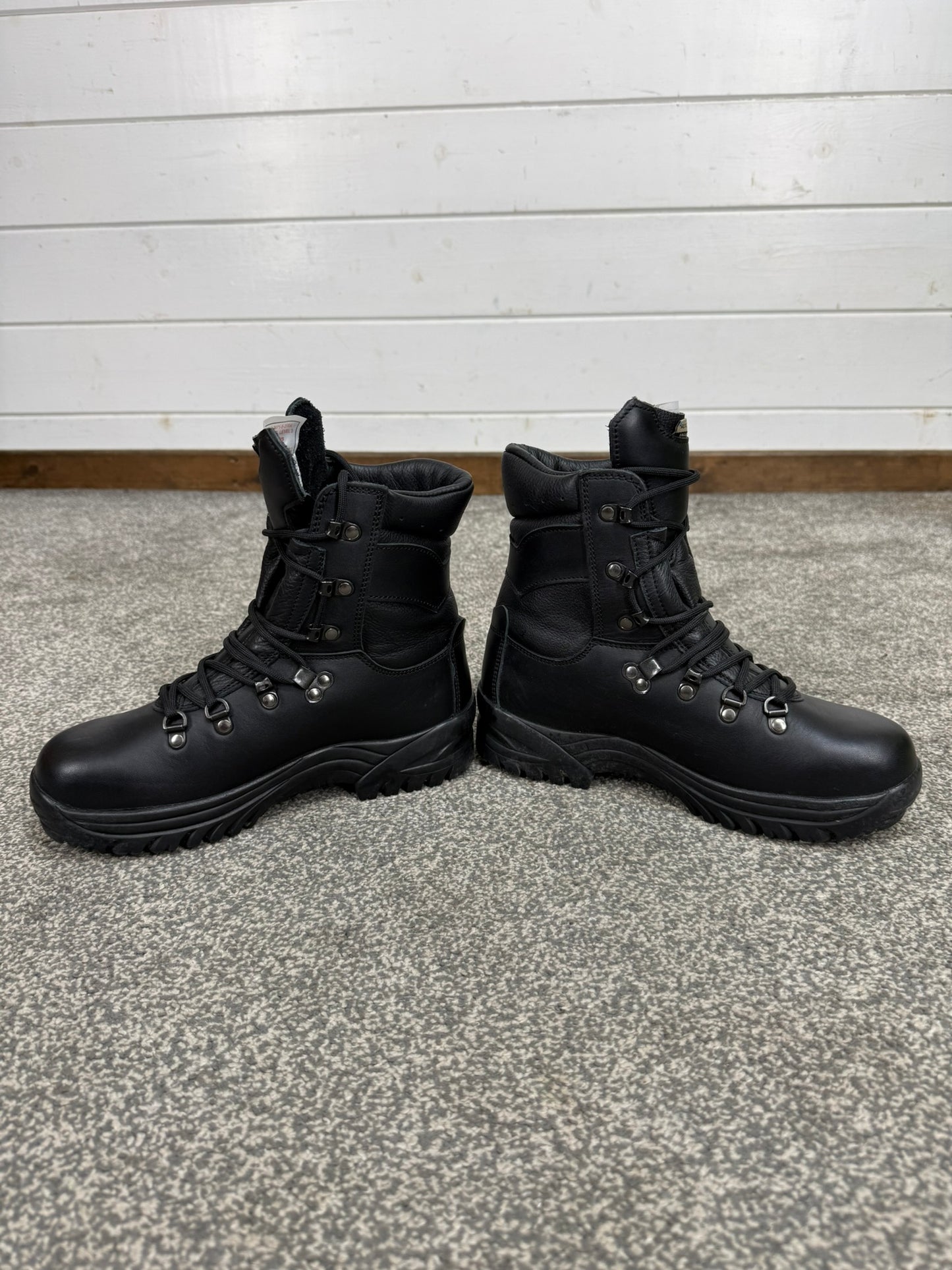 Altberg Peacekeeper P3 VS Black Leather Waterproof Combat Boots Size UK 5