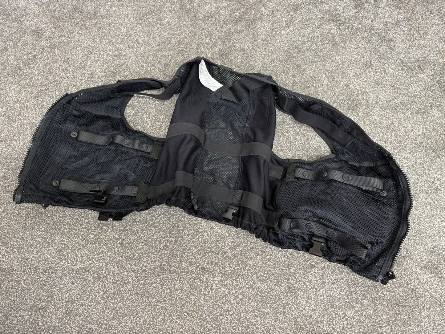 Safariland Black Molle Vest Taser Holster & Pouches Tactical Utility Security Vest XL