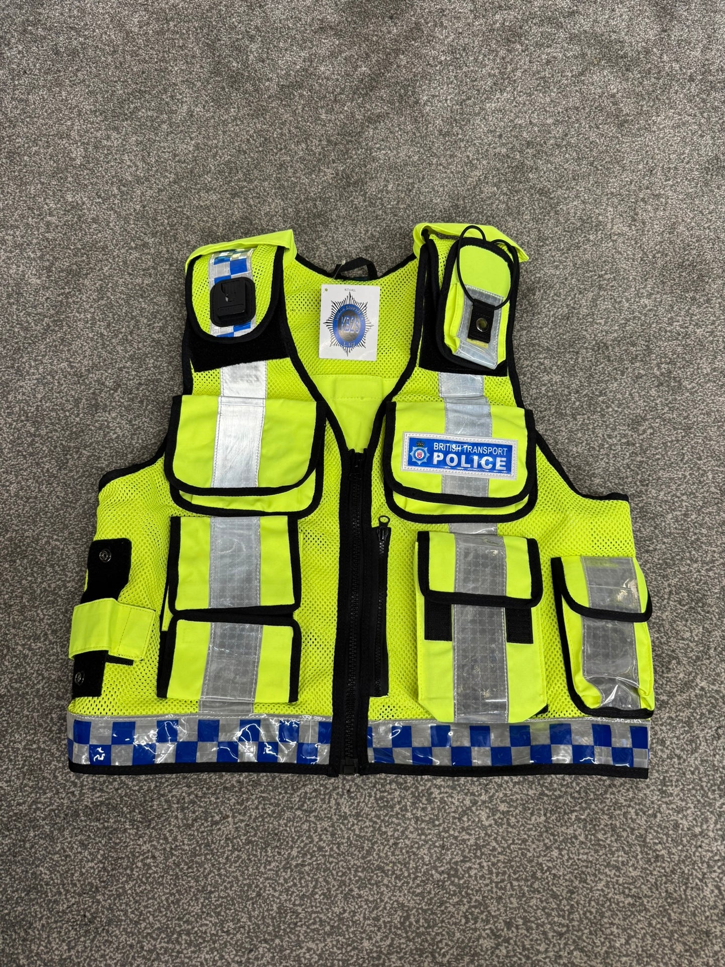 British Transport Police BTP Utility Tac Vest Genuine NEW Display Collector TV Film