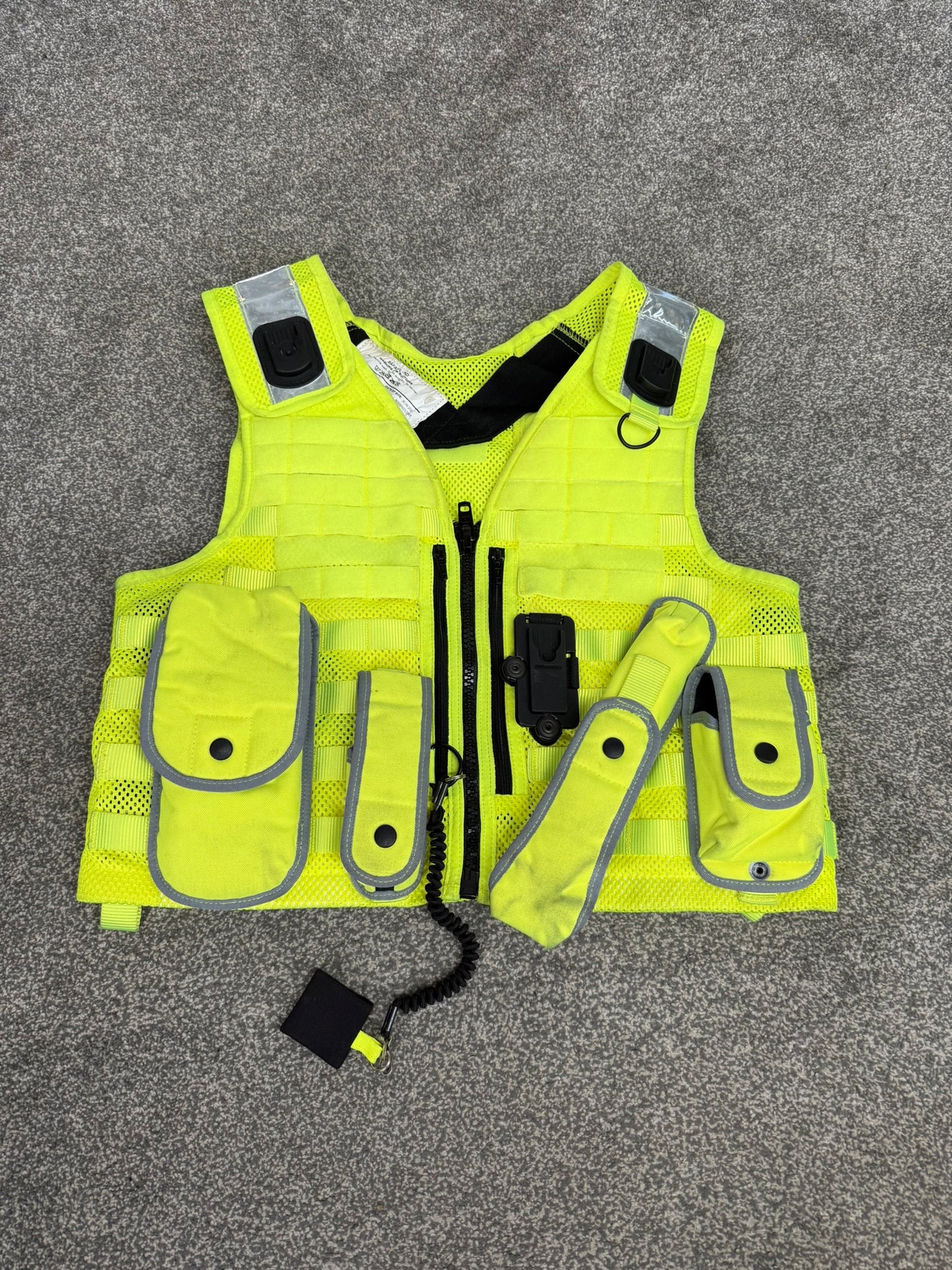Ex Police Safariland Molle Vest Hi-Vis Tactical Utility Security Vest MED